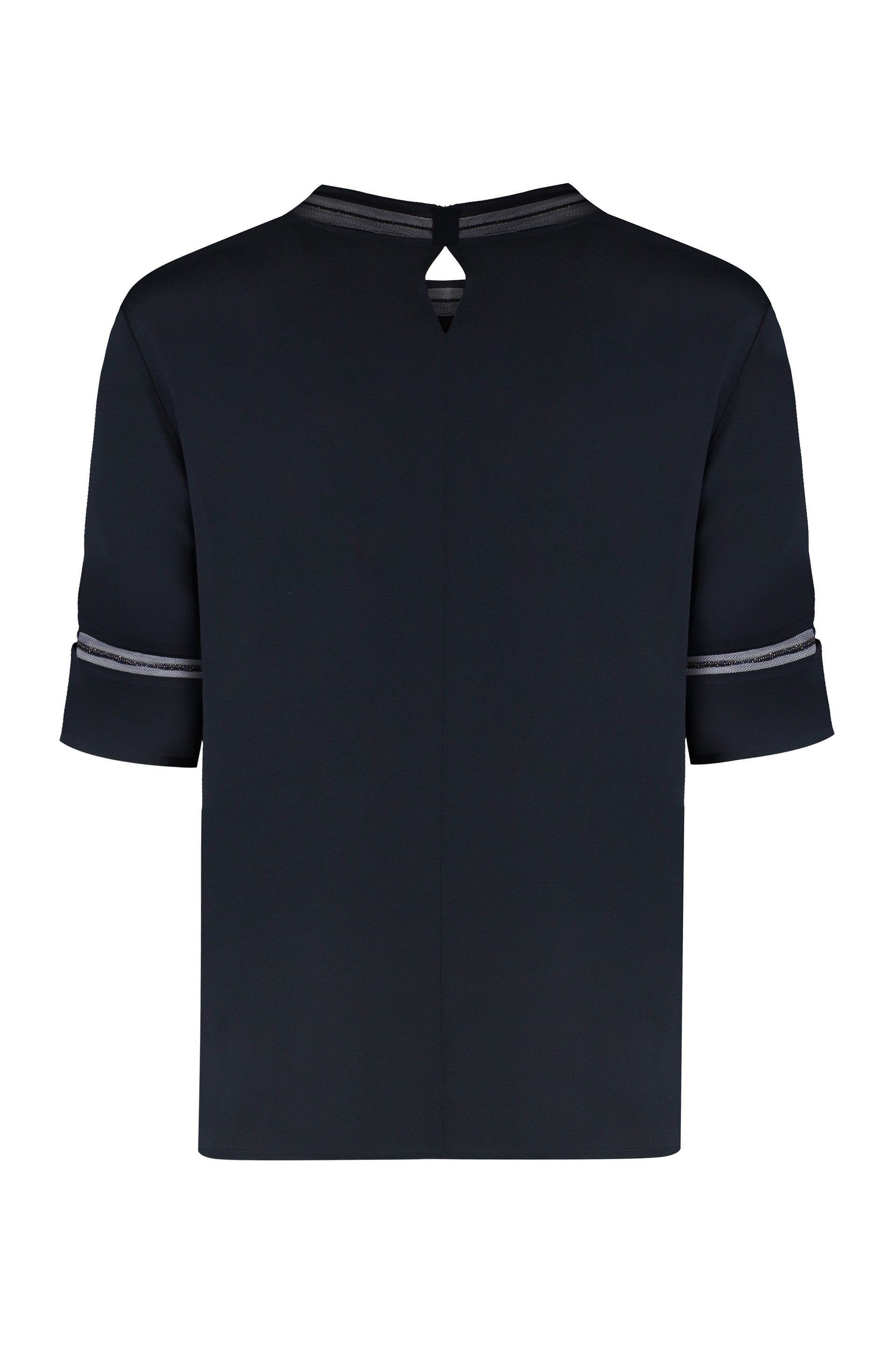 Top in crêpe de chine