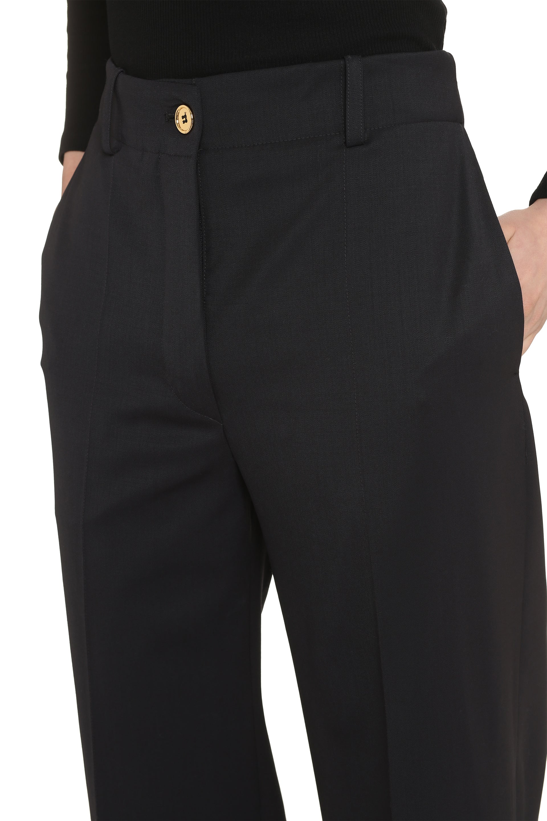 Virgin wool trousers