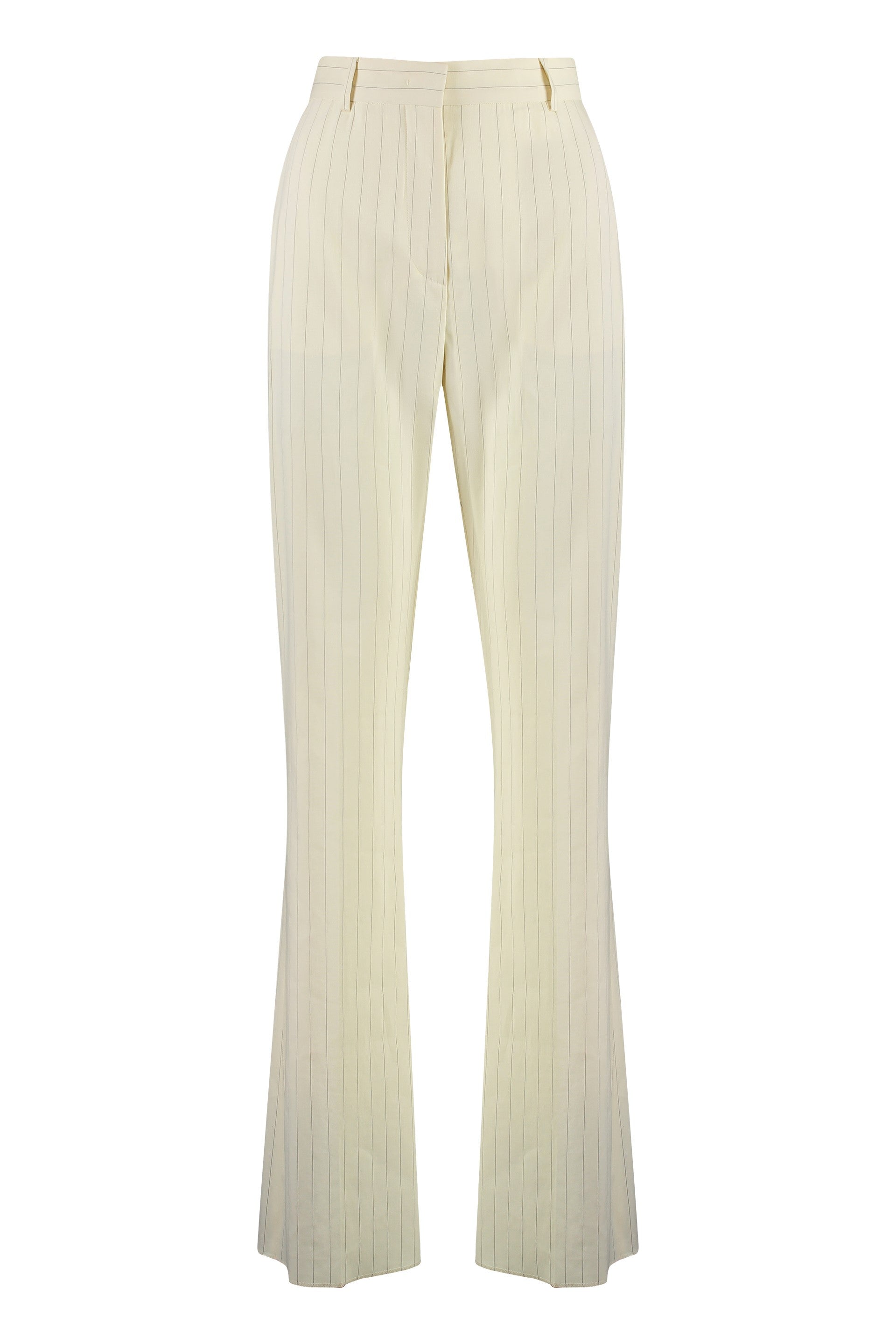 Tritone pinstriped trousers