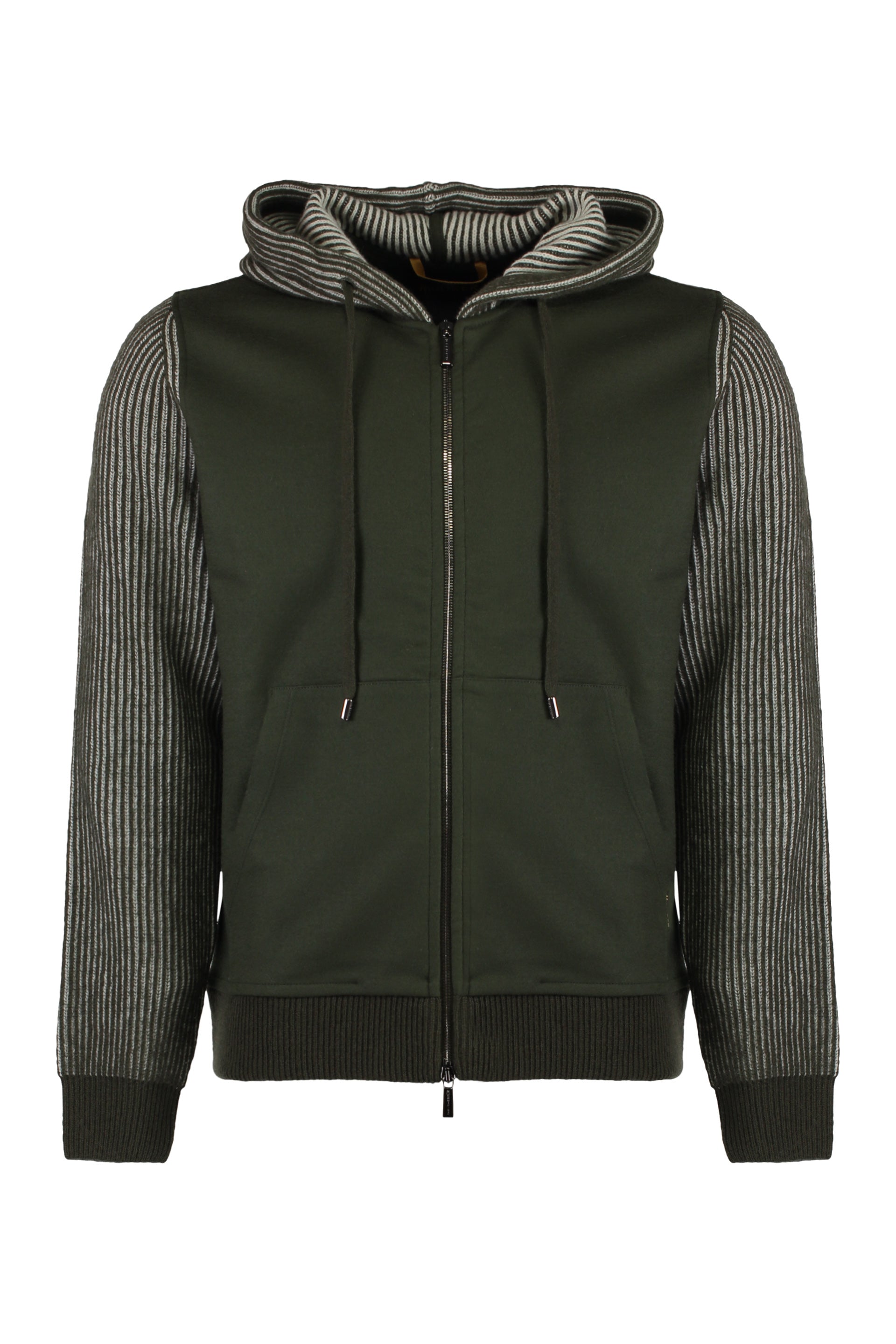 Truman knitted full zip hoodie