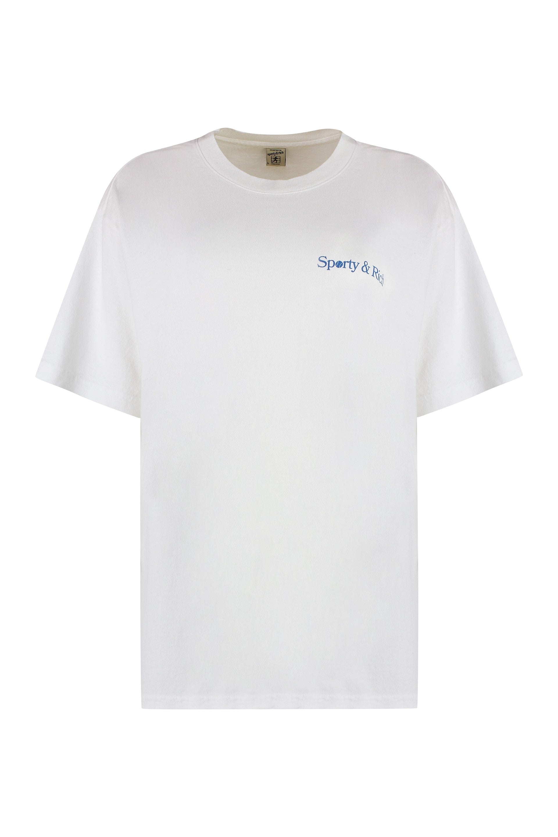 Cotton crew-neck T-shirt