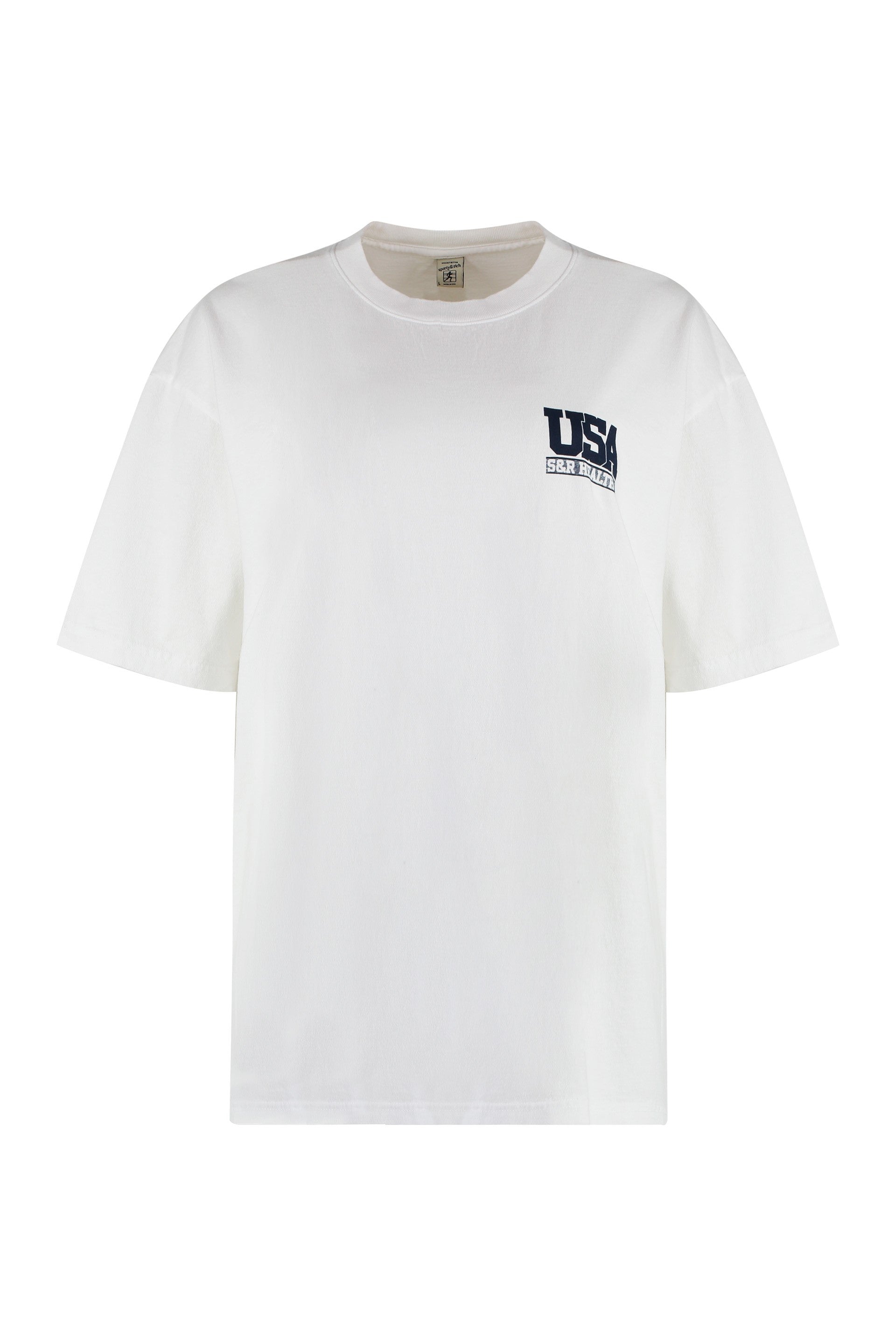 Cotton crew-neck T-shirt