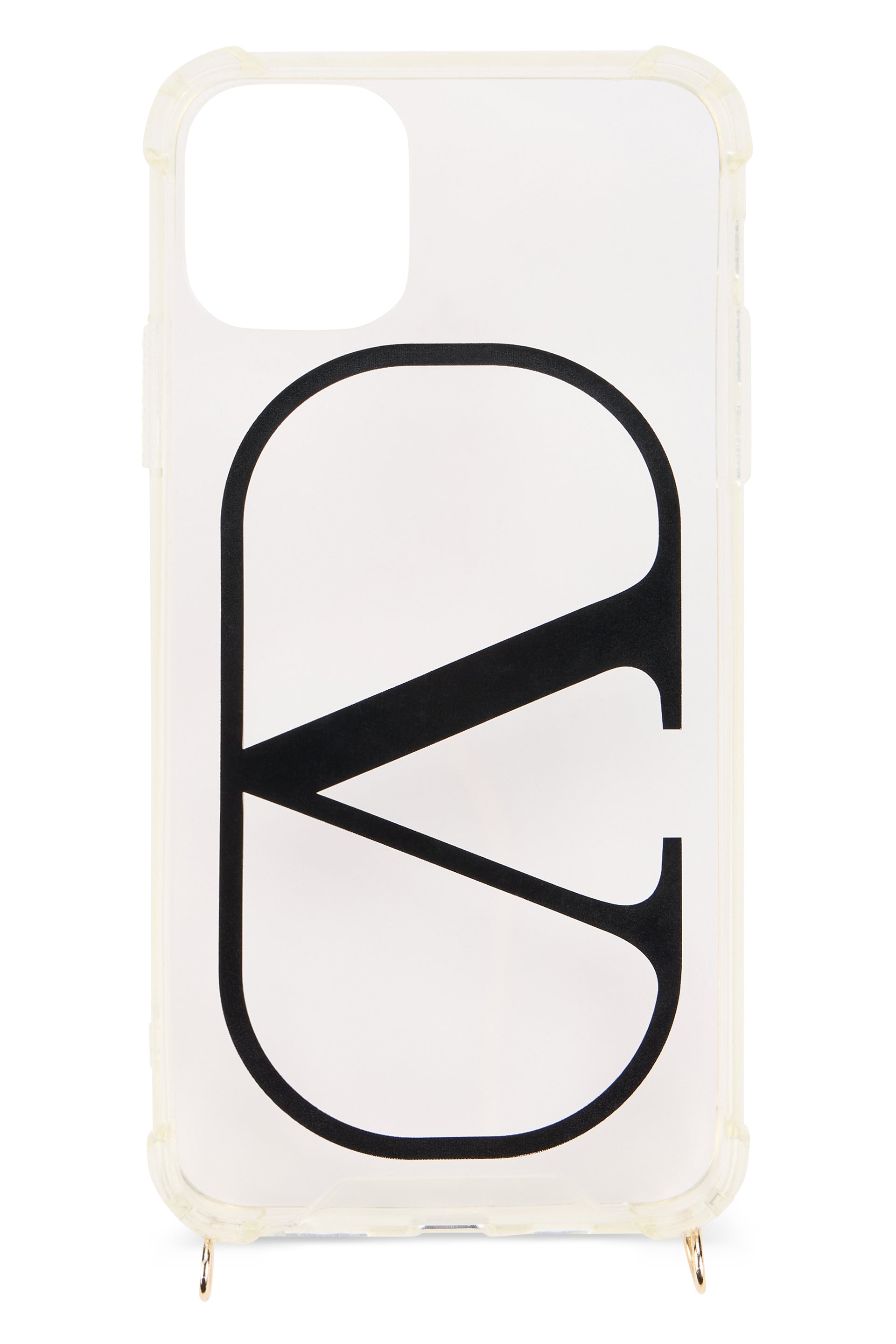 Elegant transparent cover for modern stylish smartphone.