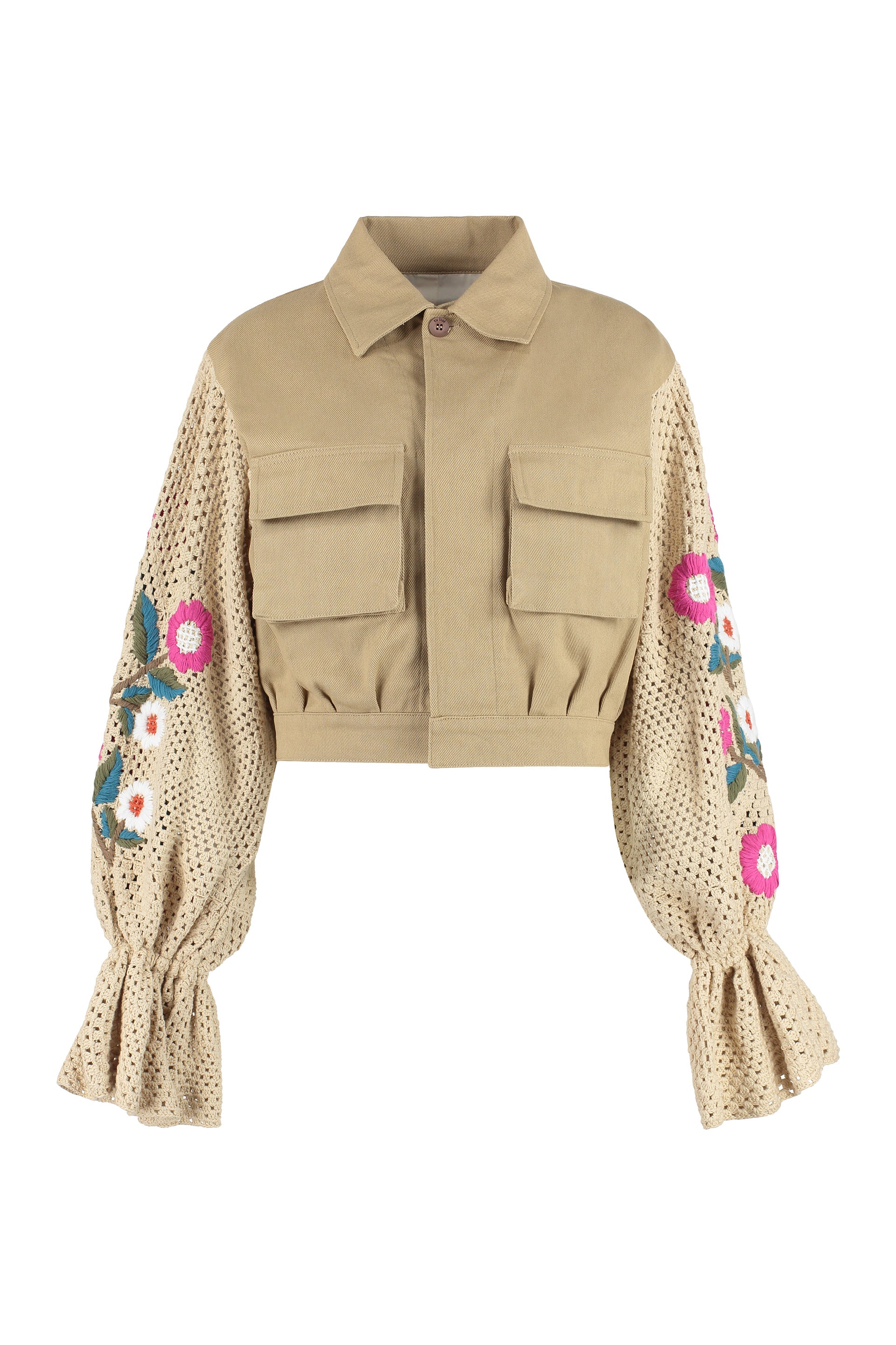 Embroidered cotton jacket