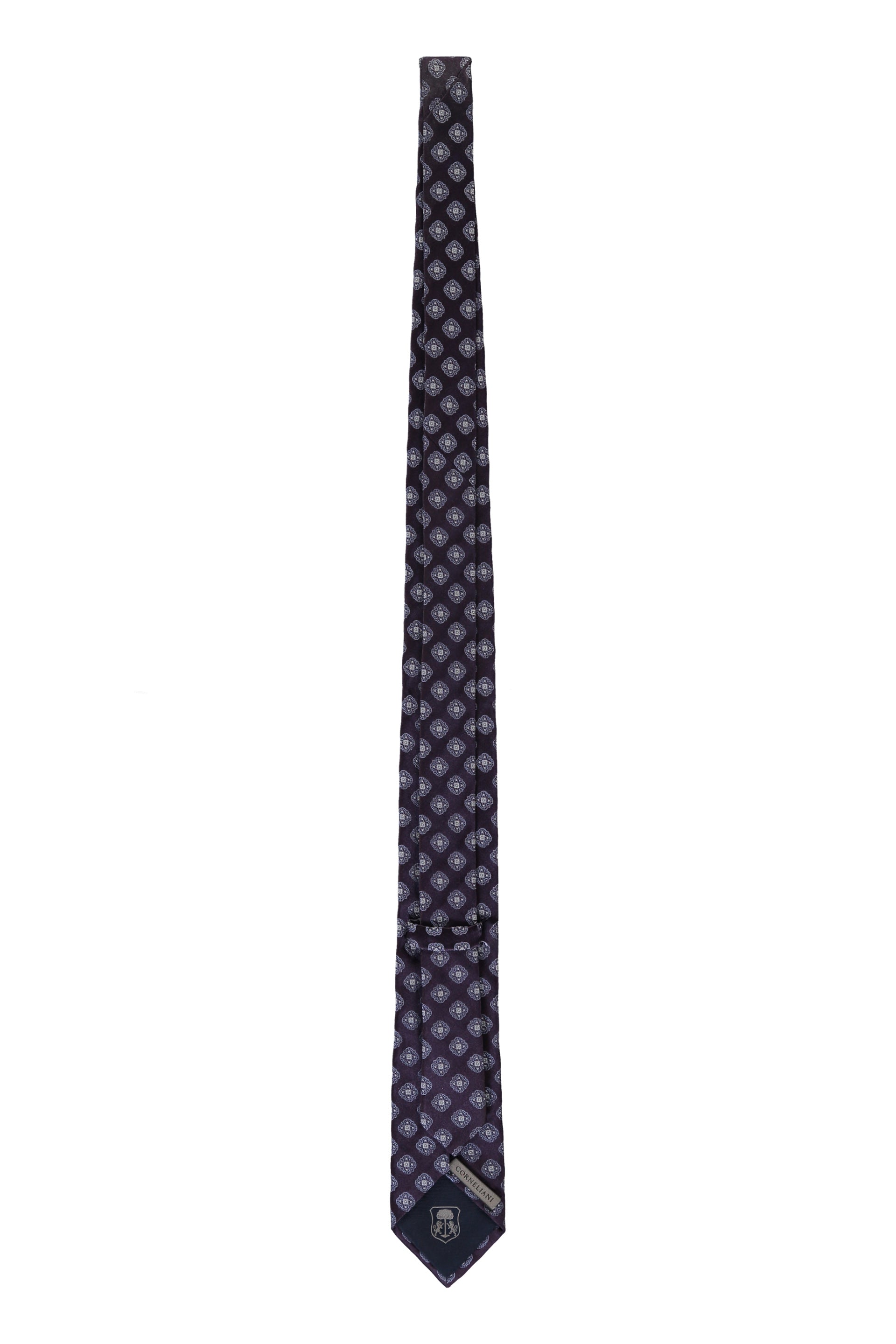 Jacquard silk tie