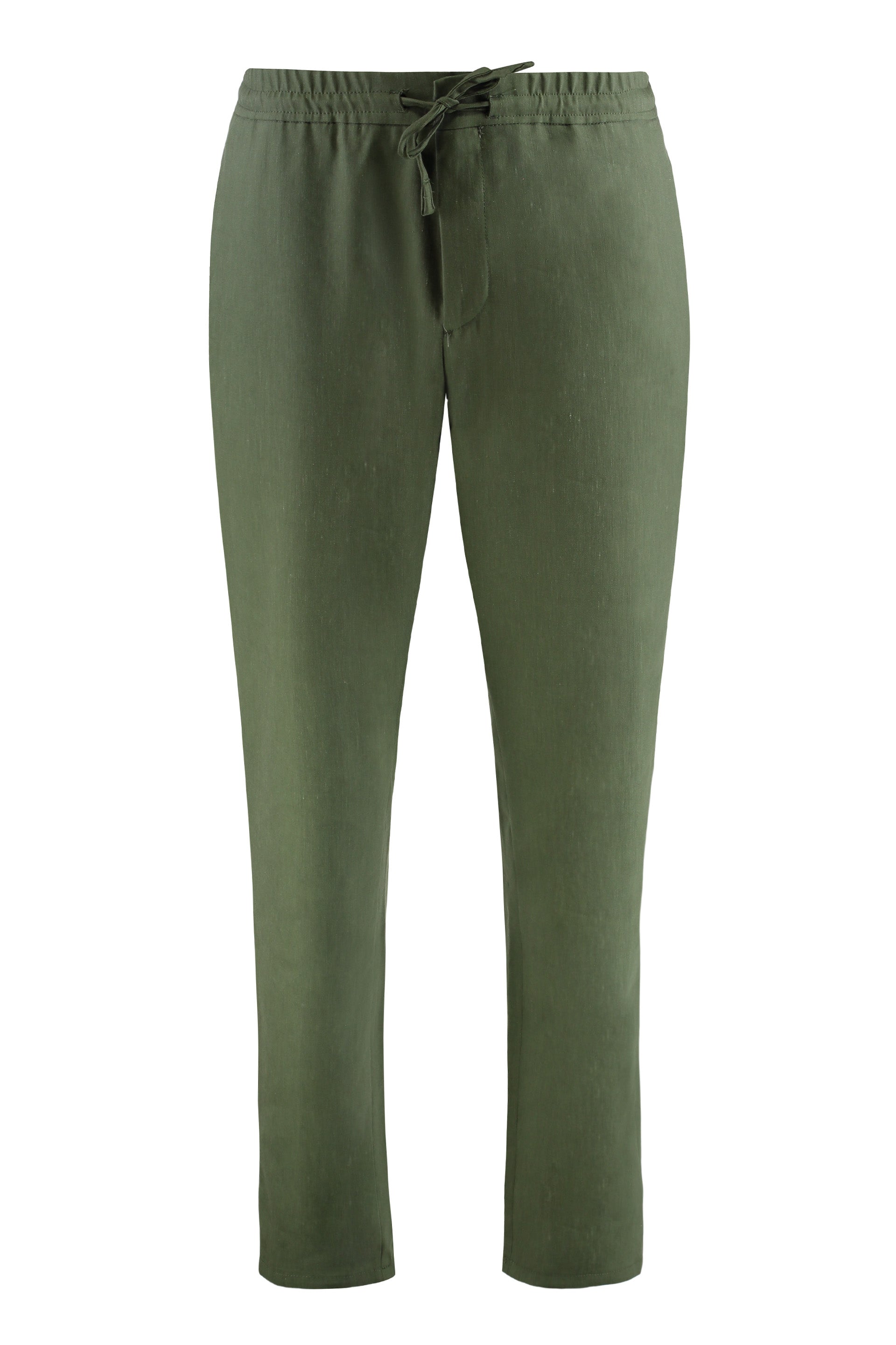 Wool blend trousers