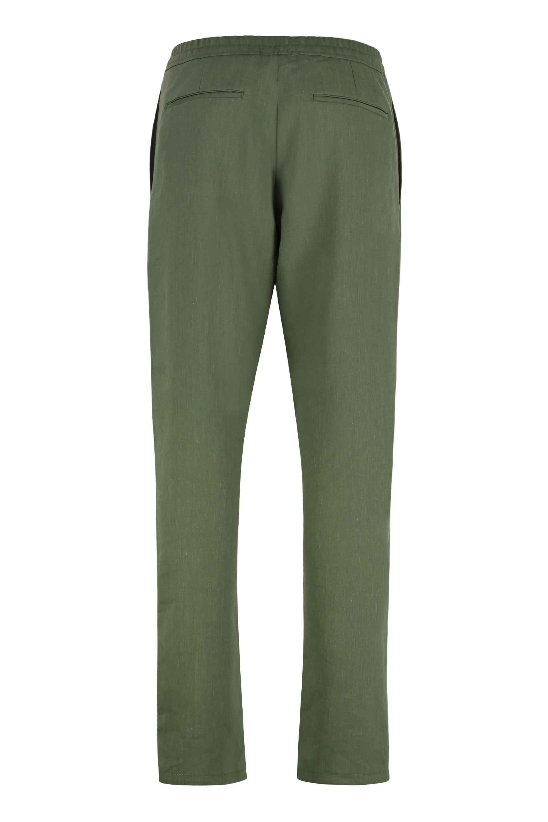 Wool blend trousers