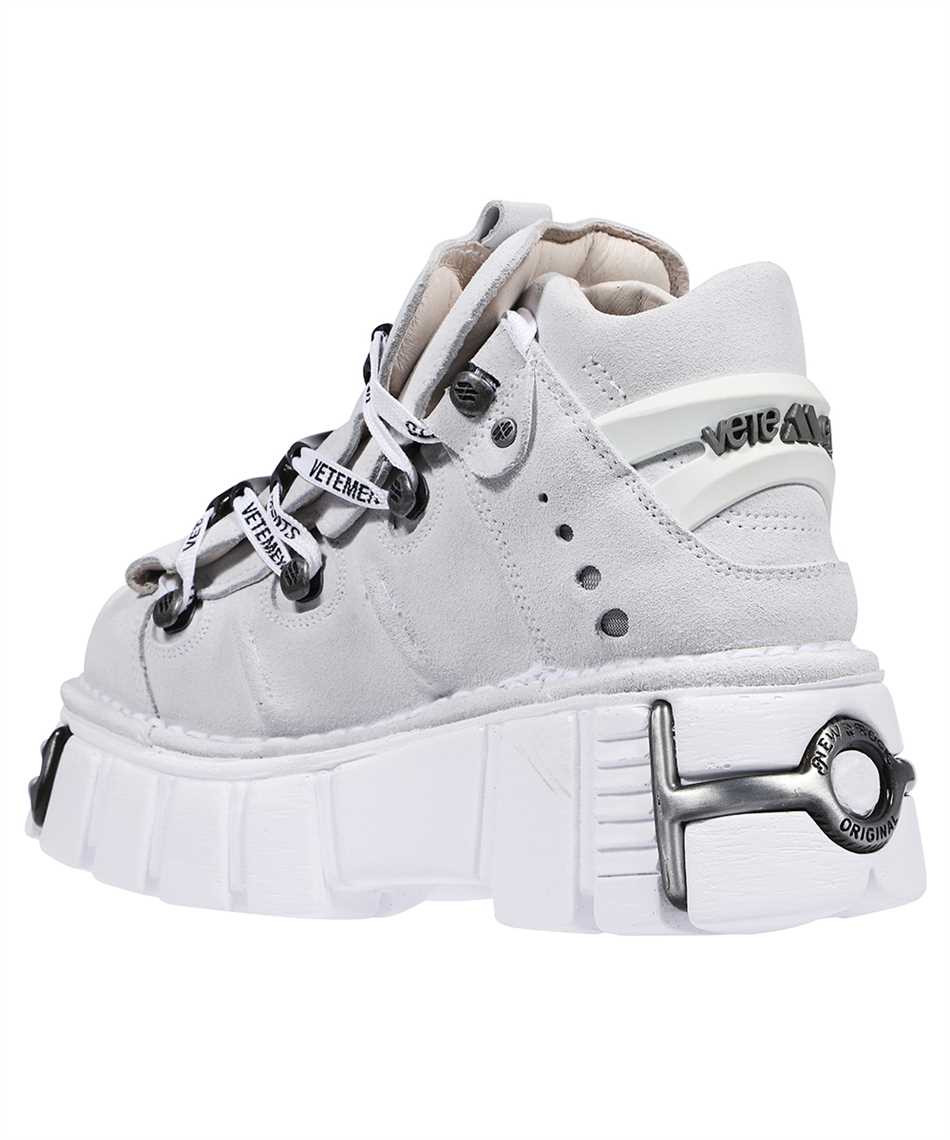 Leather platform sneakers