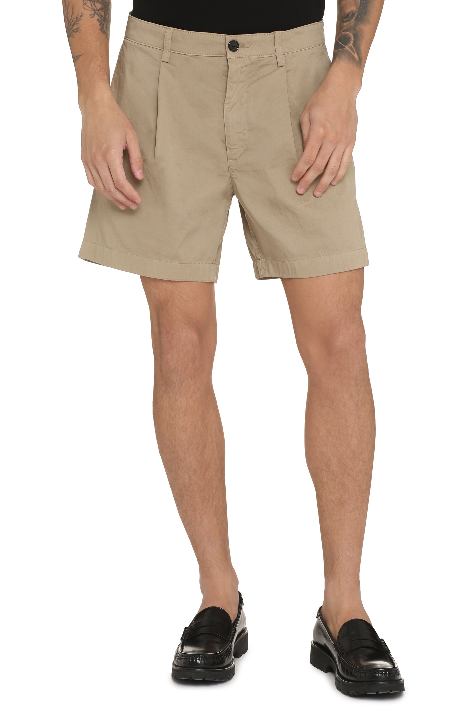 Cotton bermuda shorts