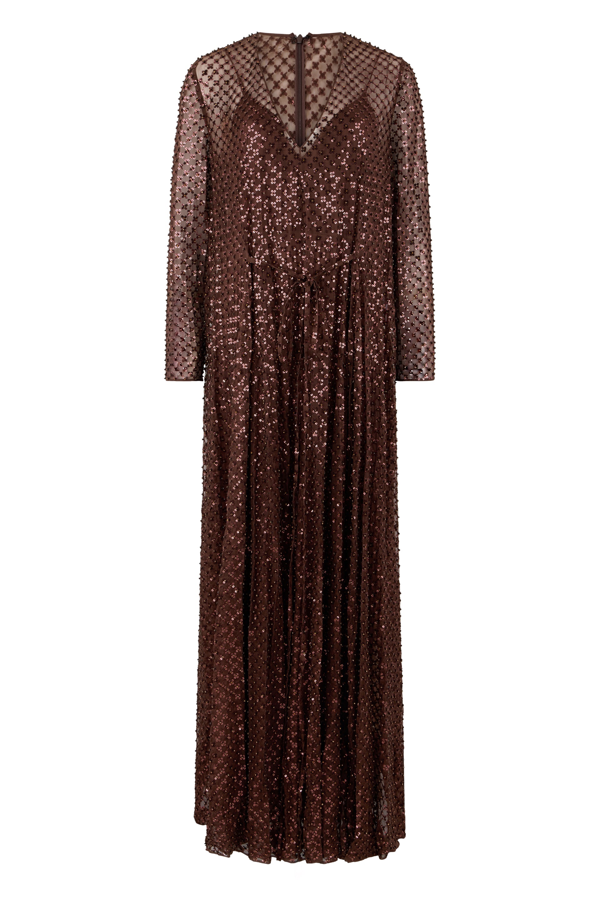 Dress with sequins