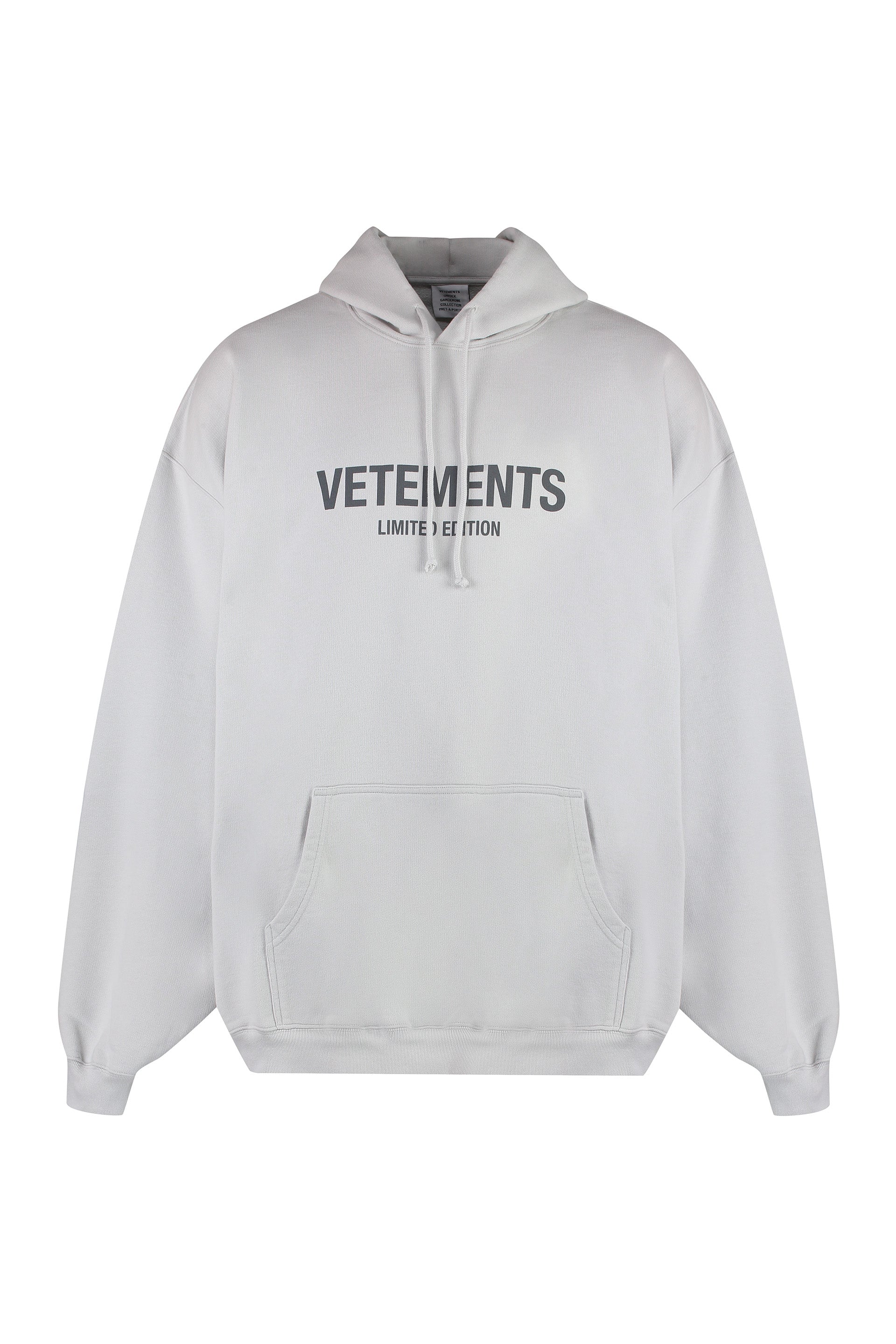 Logo print hoodie