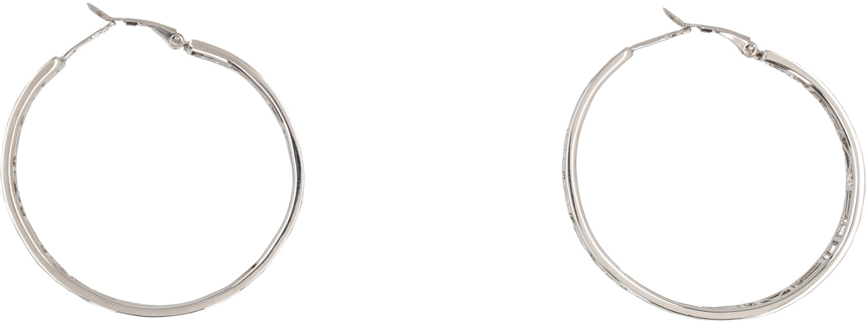 Logo hoop earrings