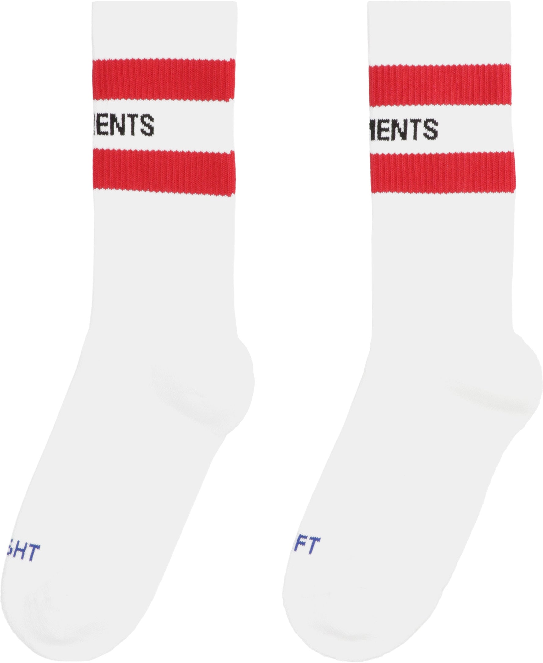 Cotton socks with logo