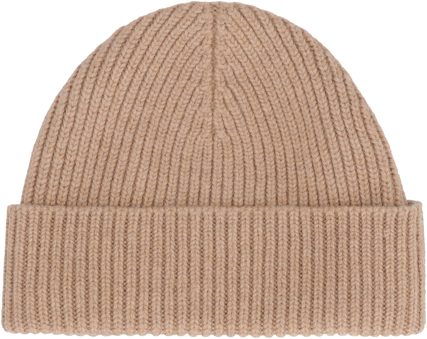 Ribbed Wool Beanie