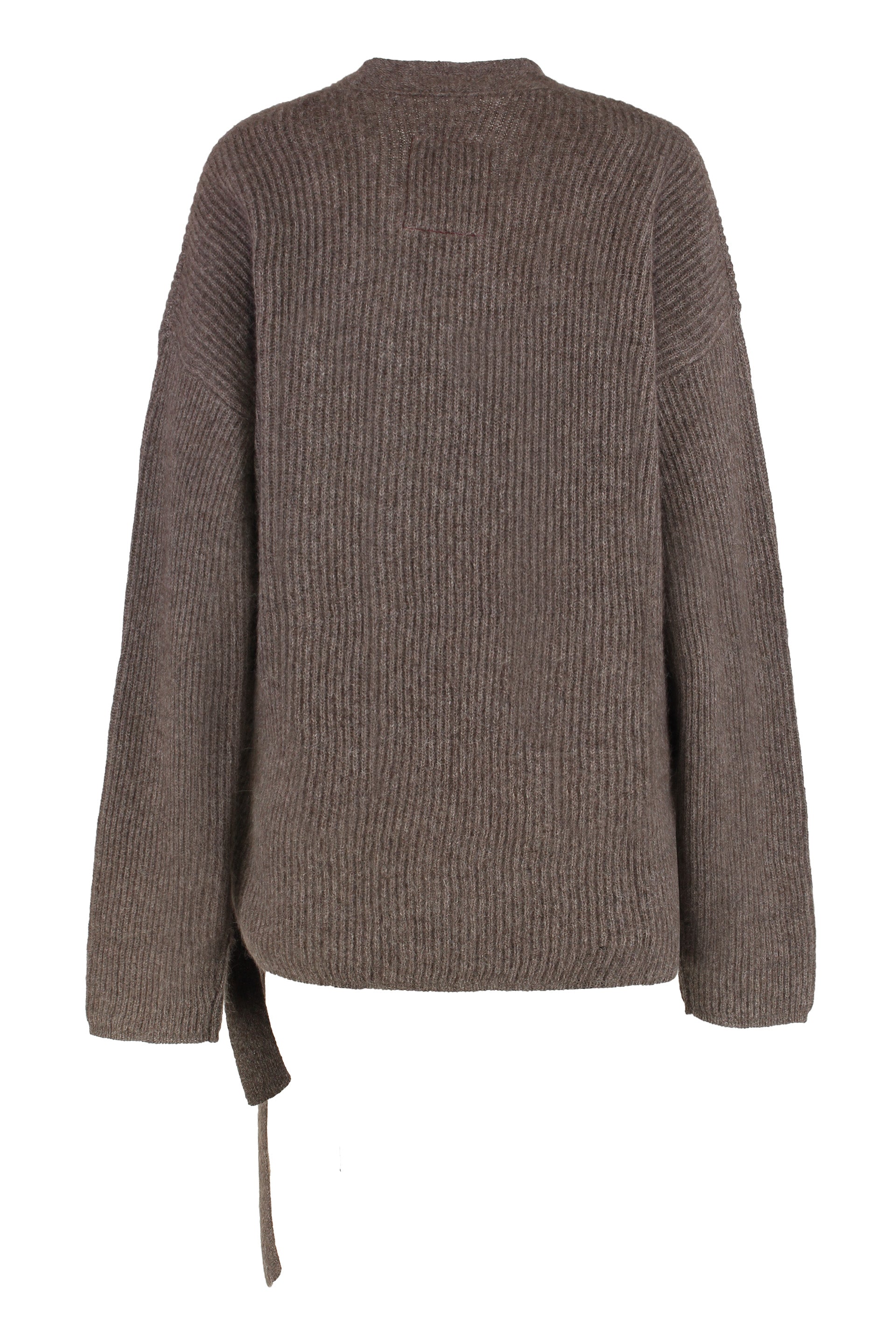 Cardigan in raccoon knit