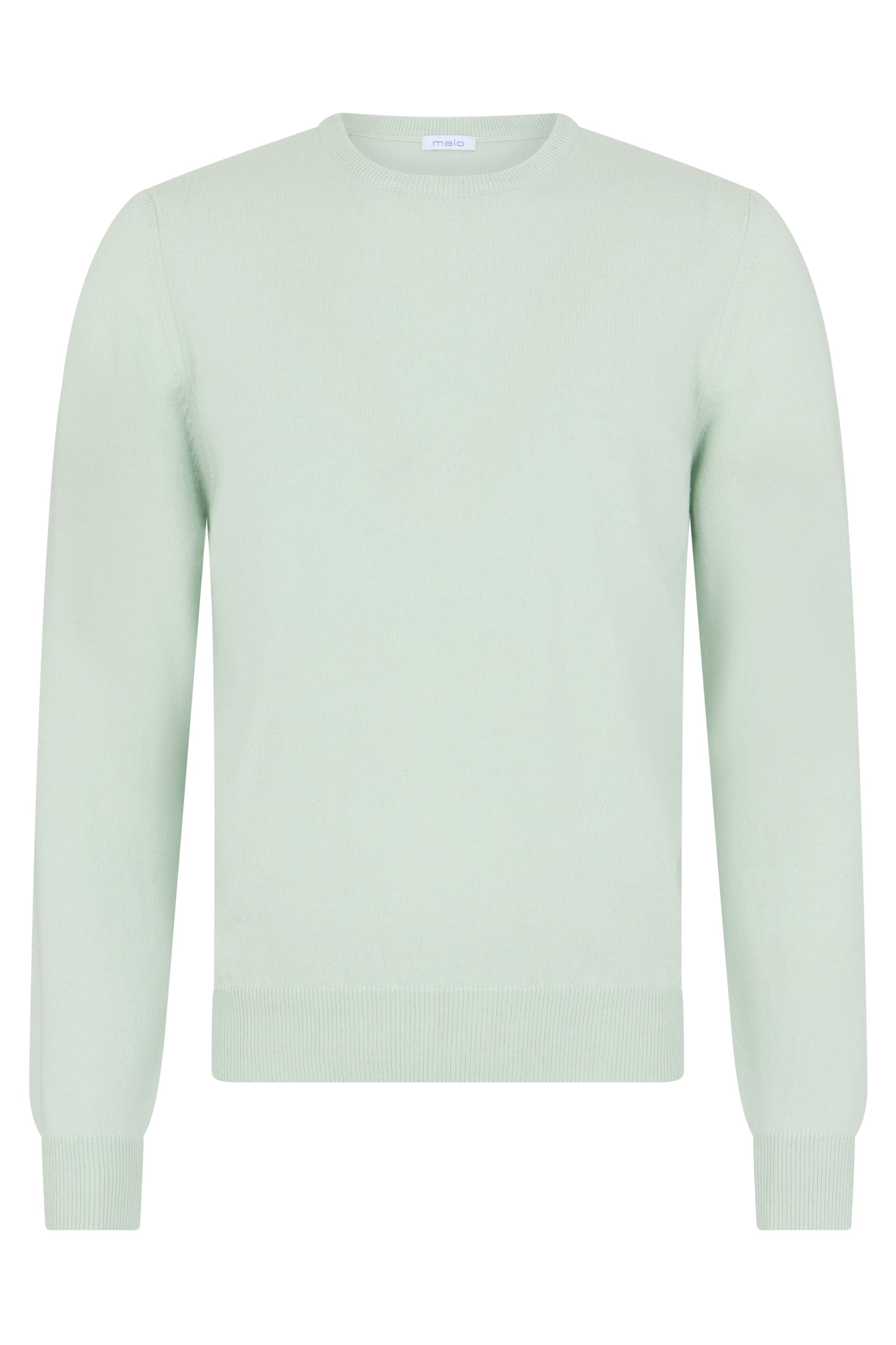 Light gray sweater with long sleeves, ideal for a casual look.