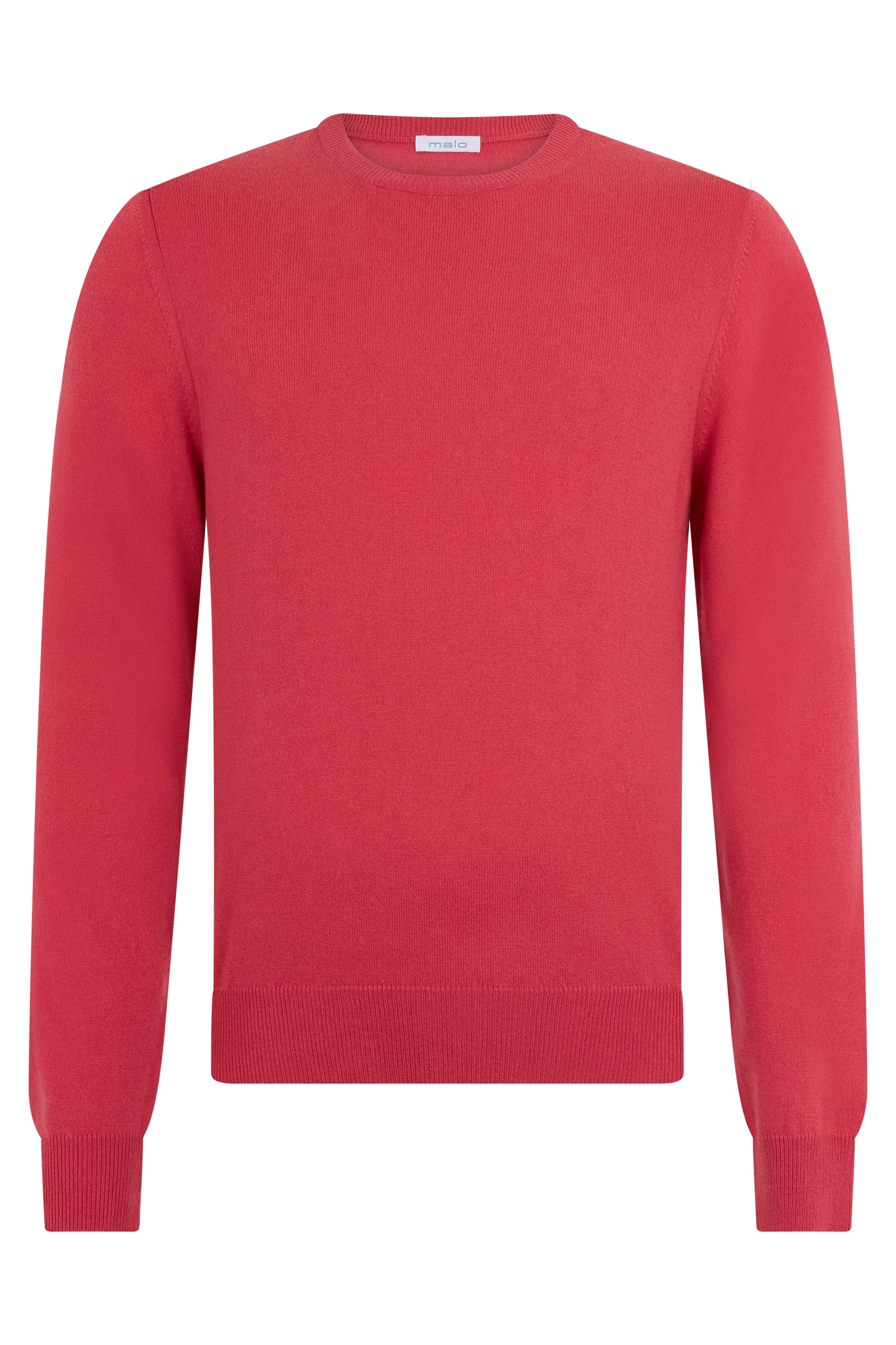 Red sweater with long sleeves versatile.