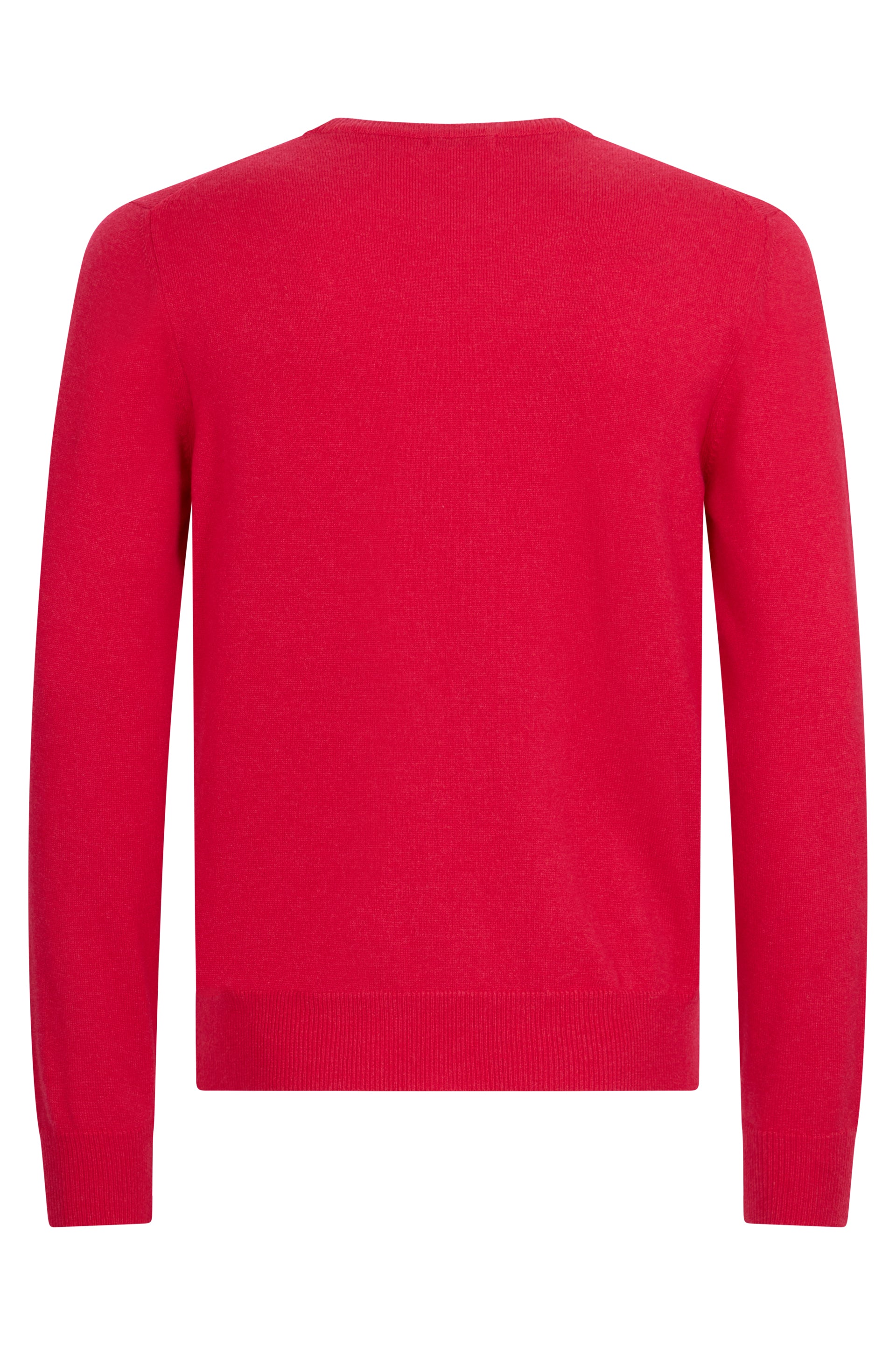 Fuchsia sweater with long sleeves, sophisticated and elegant design.