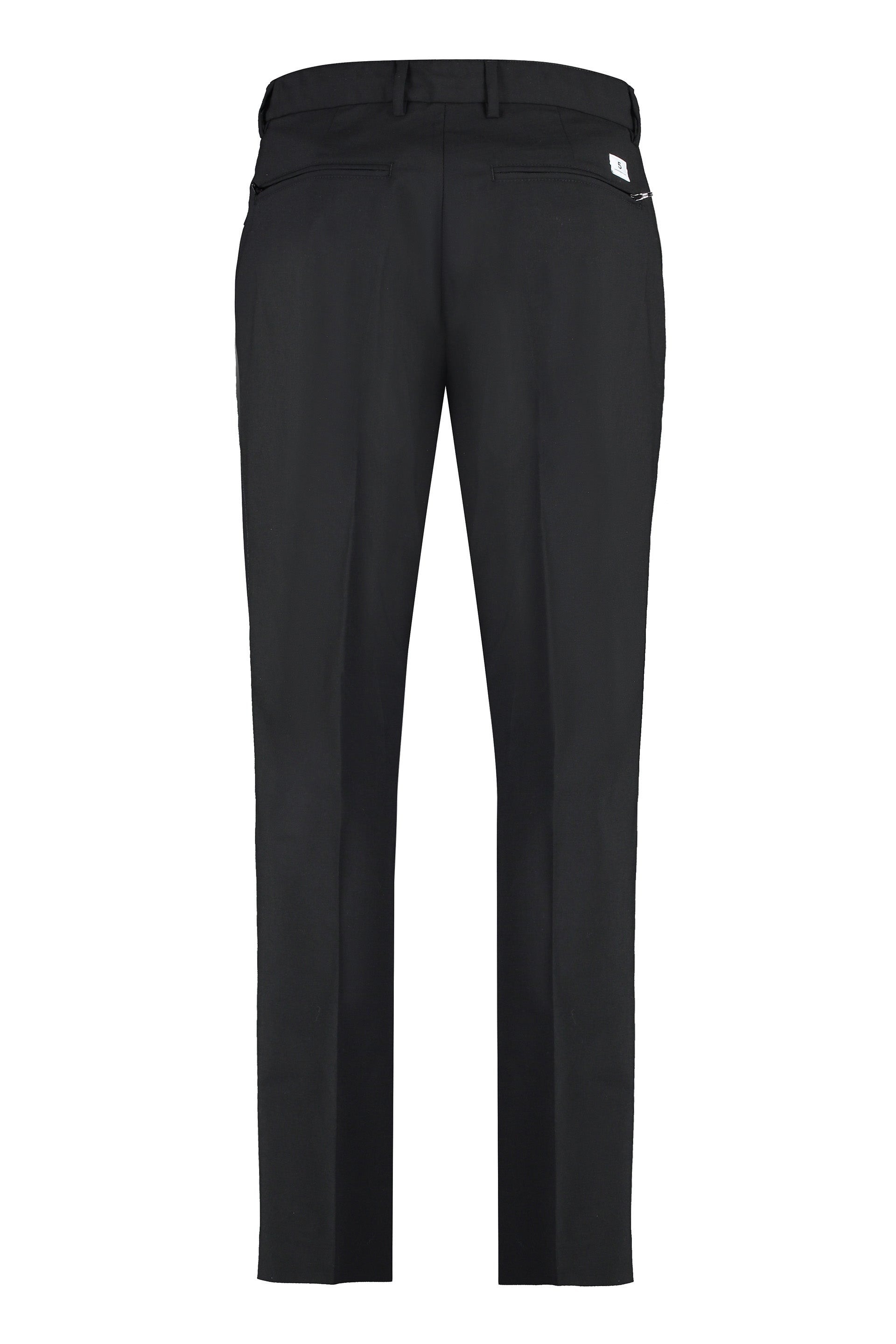 Wool blend trousers