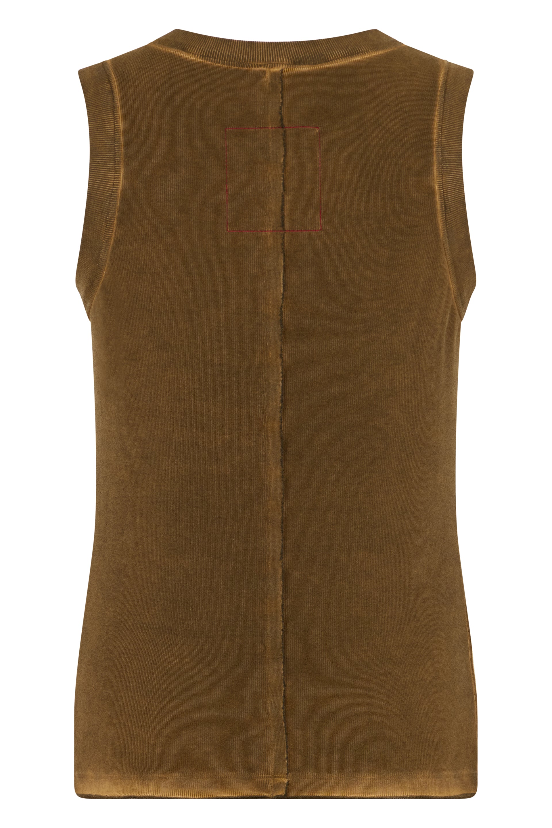 Ribbed viscose tank top