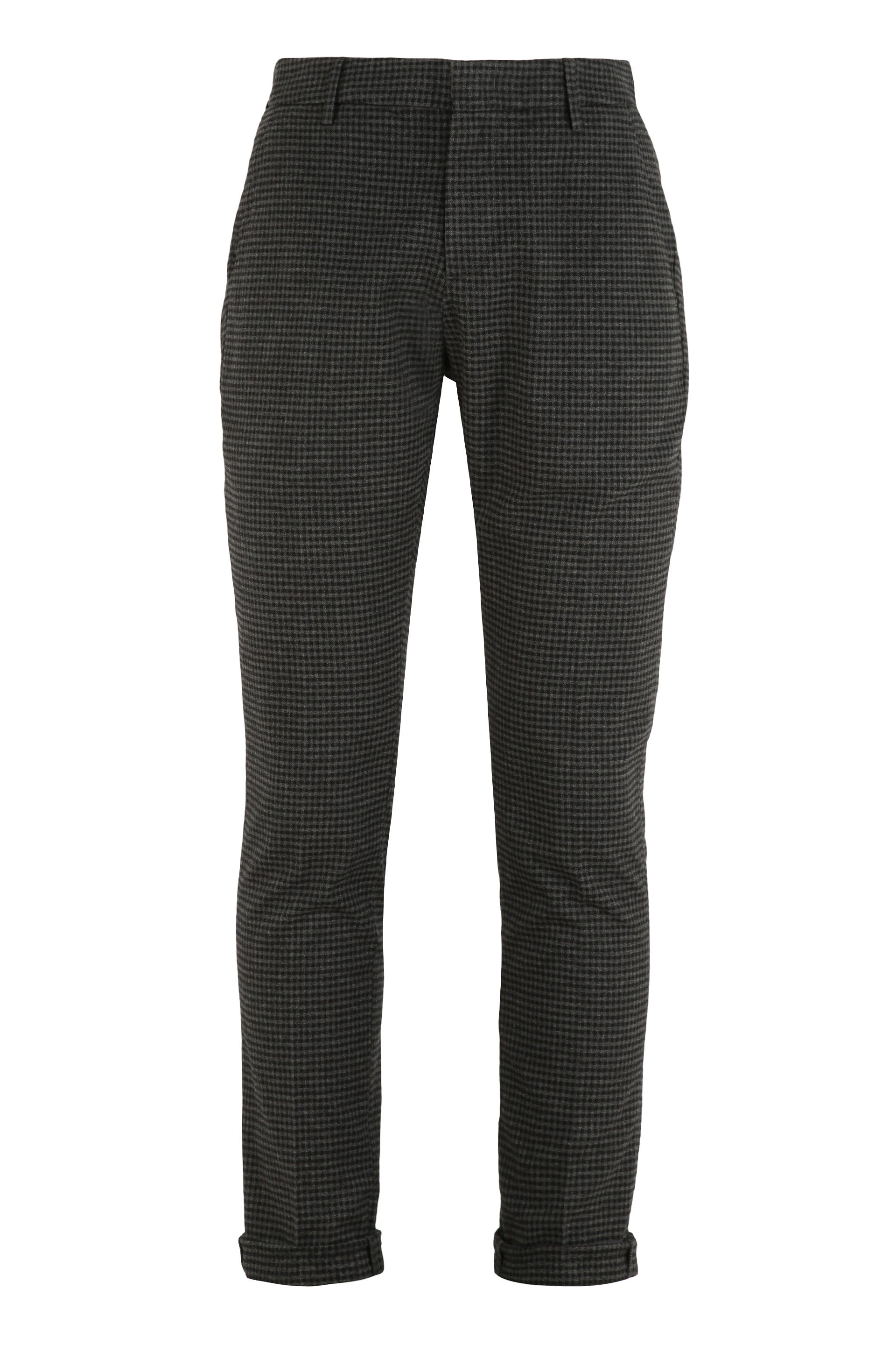 Gaubert checked cotton trousers