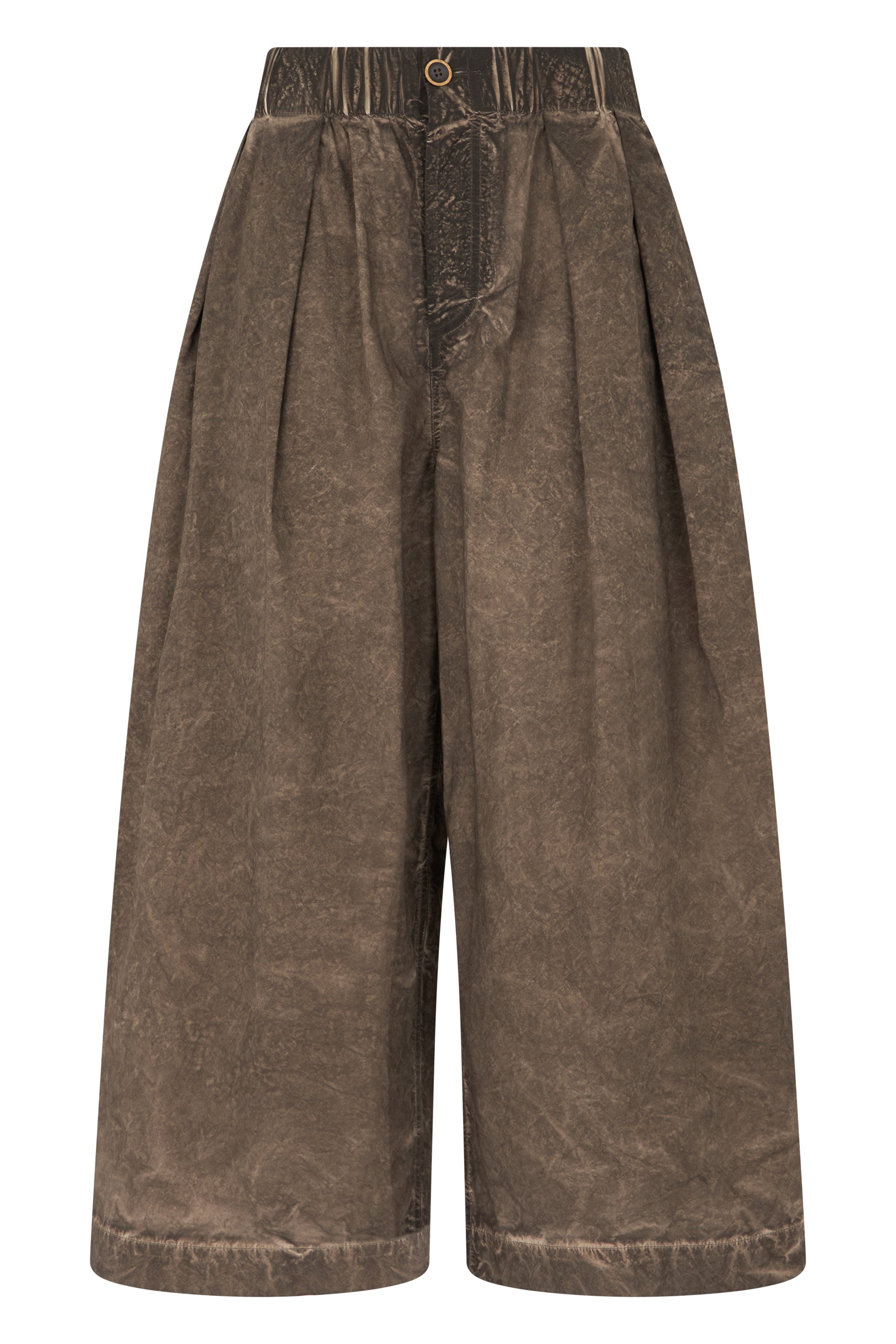 Cotton pants with a loose fit