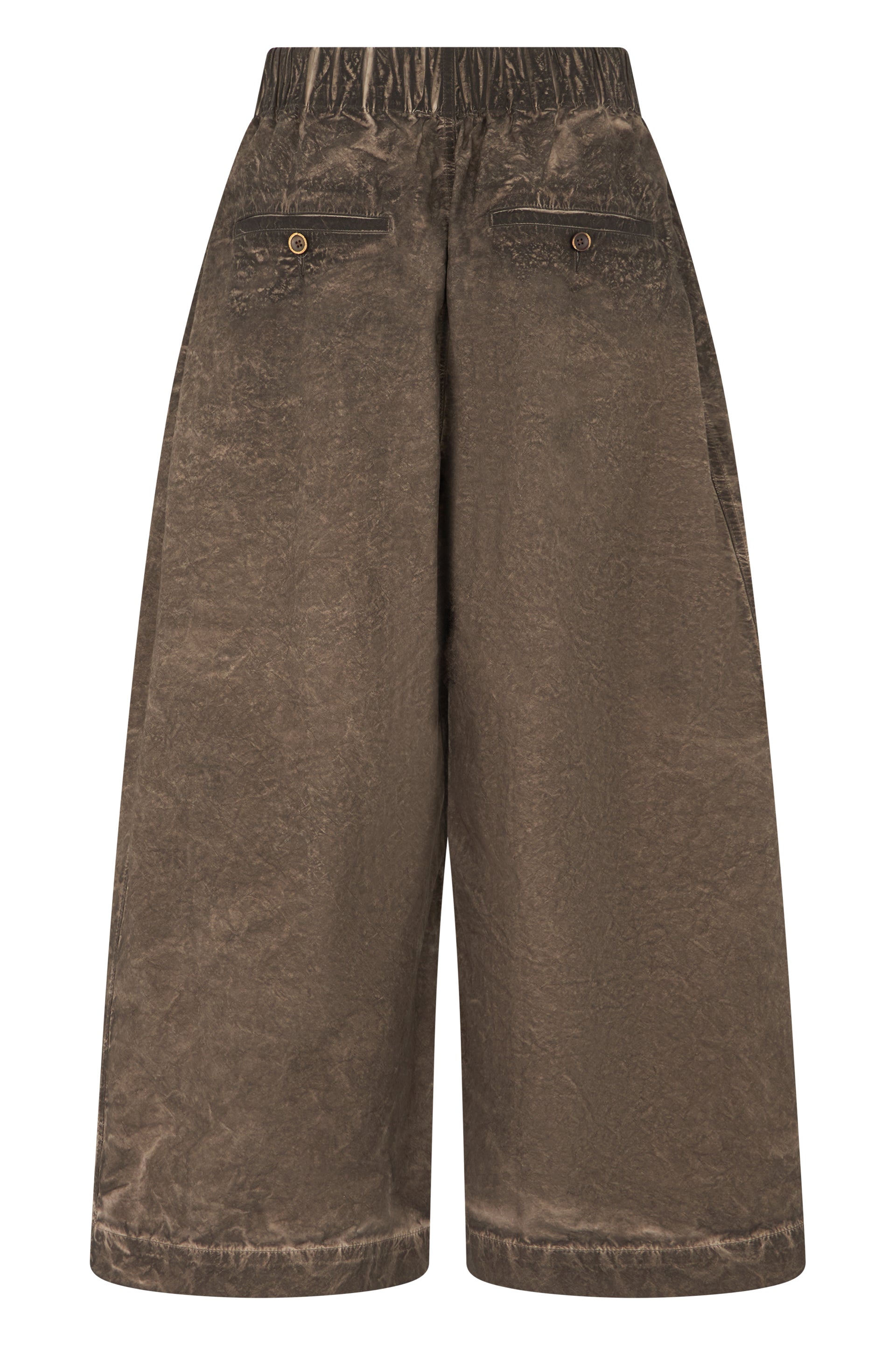 Cotton pants with a loose fit