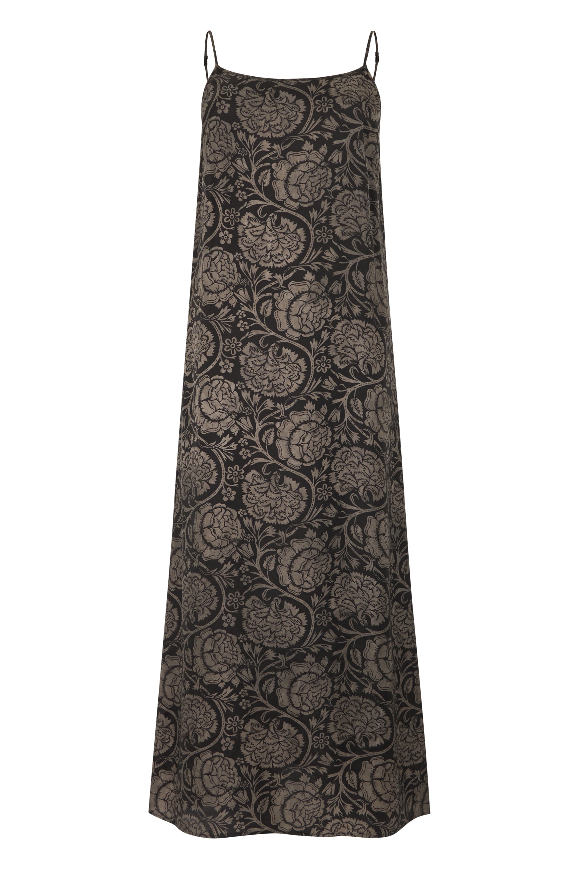 Midi dress with print