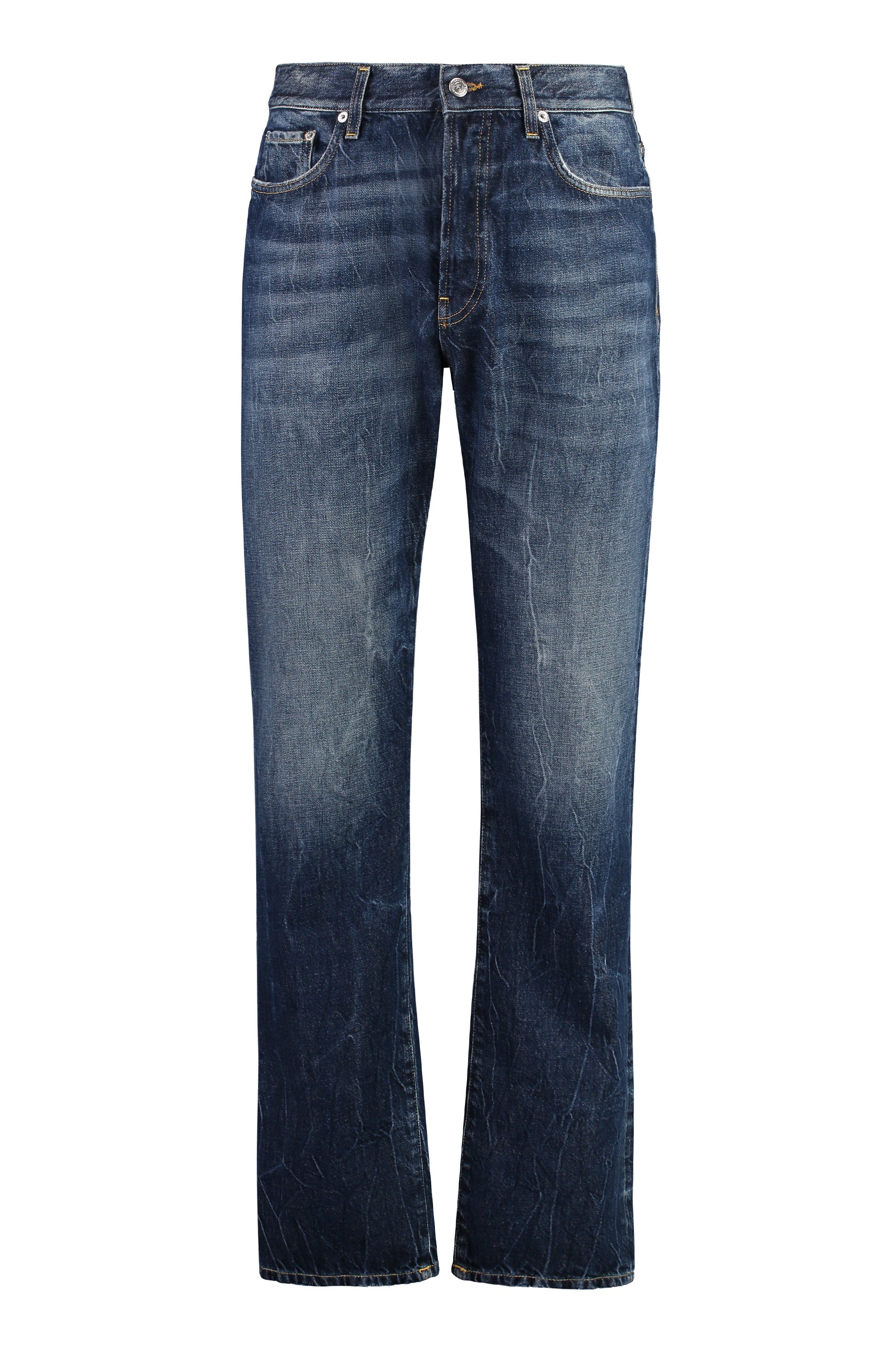 Bowl 5-pocket straight-leg jeans