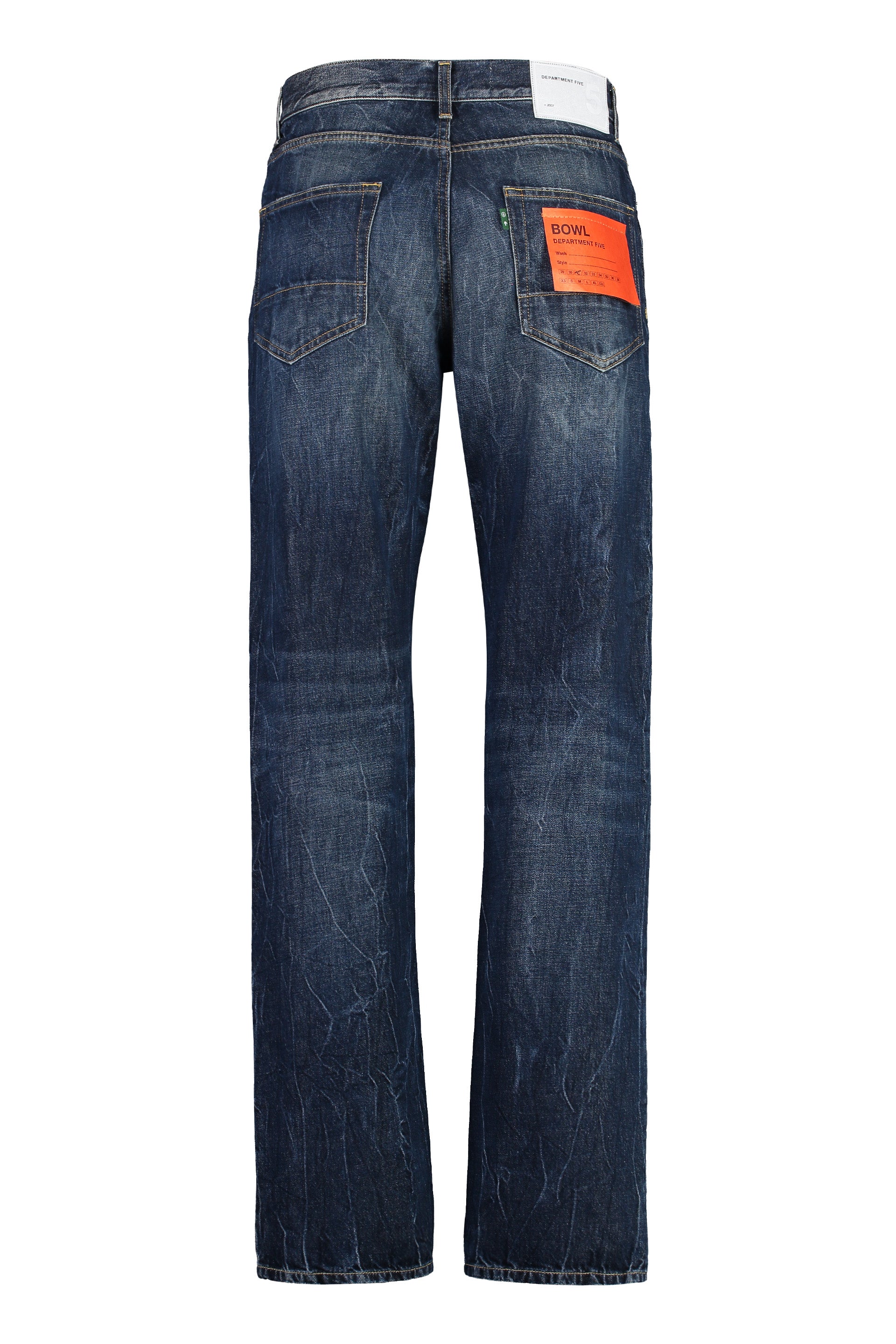 Bowl 5-pocket straight-leg jeans