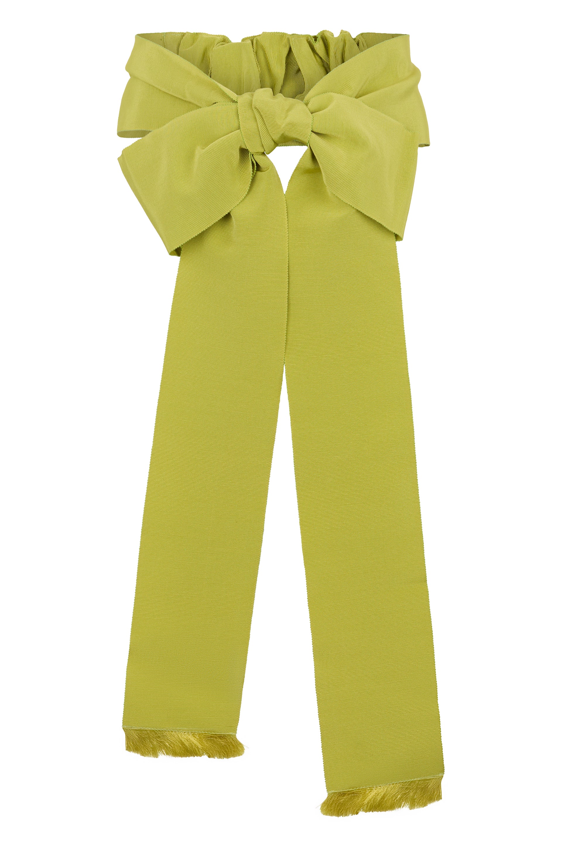 Elegant accessory for acid green hair with bow, versatile and chic.