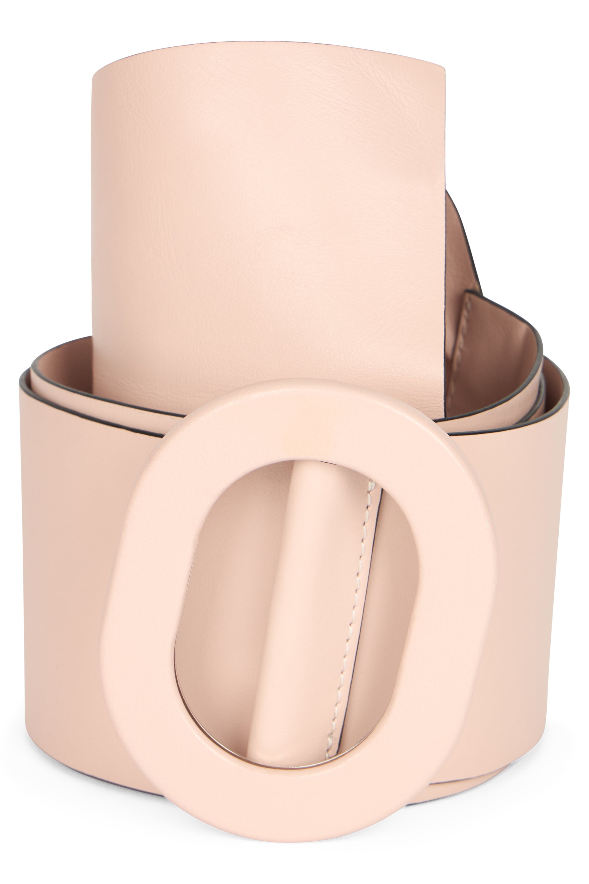 Elegant belt in shades of pink, minimal and versatile.