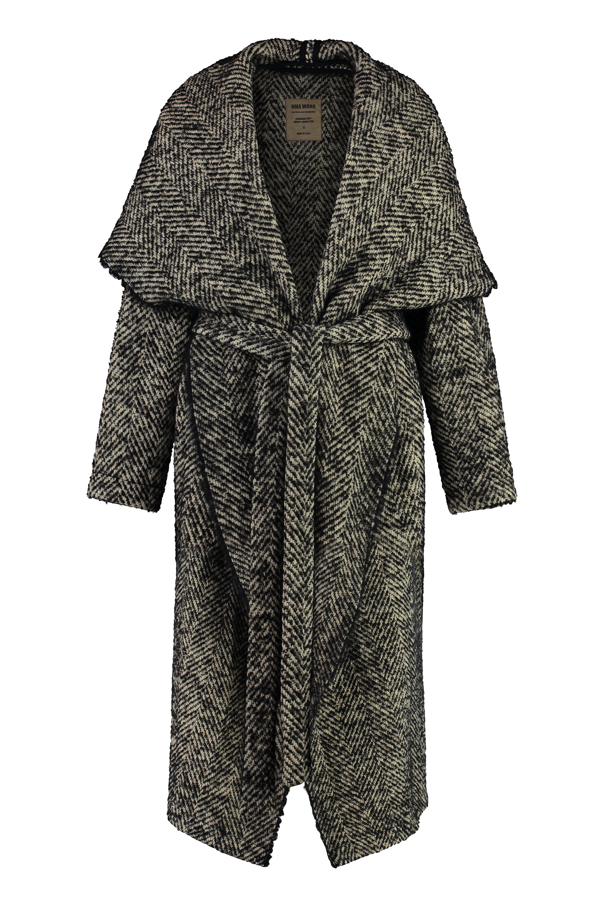 Wool and mohair coat