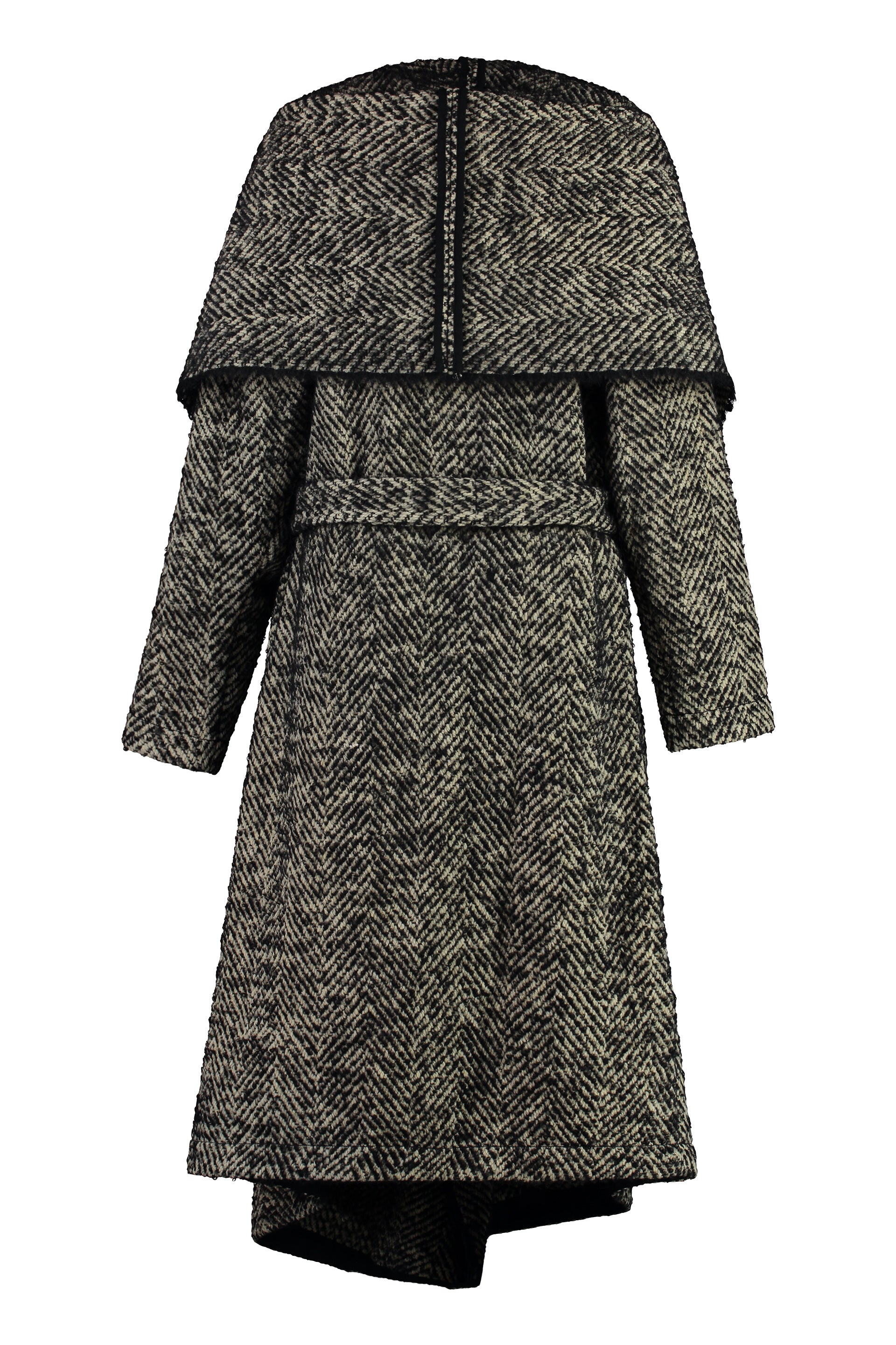 Wool and mohair coat