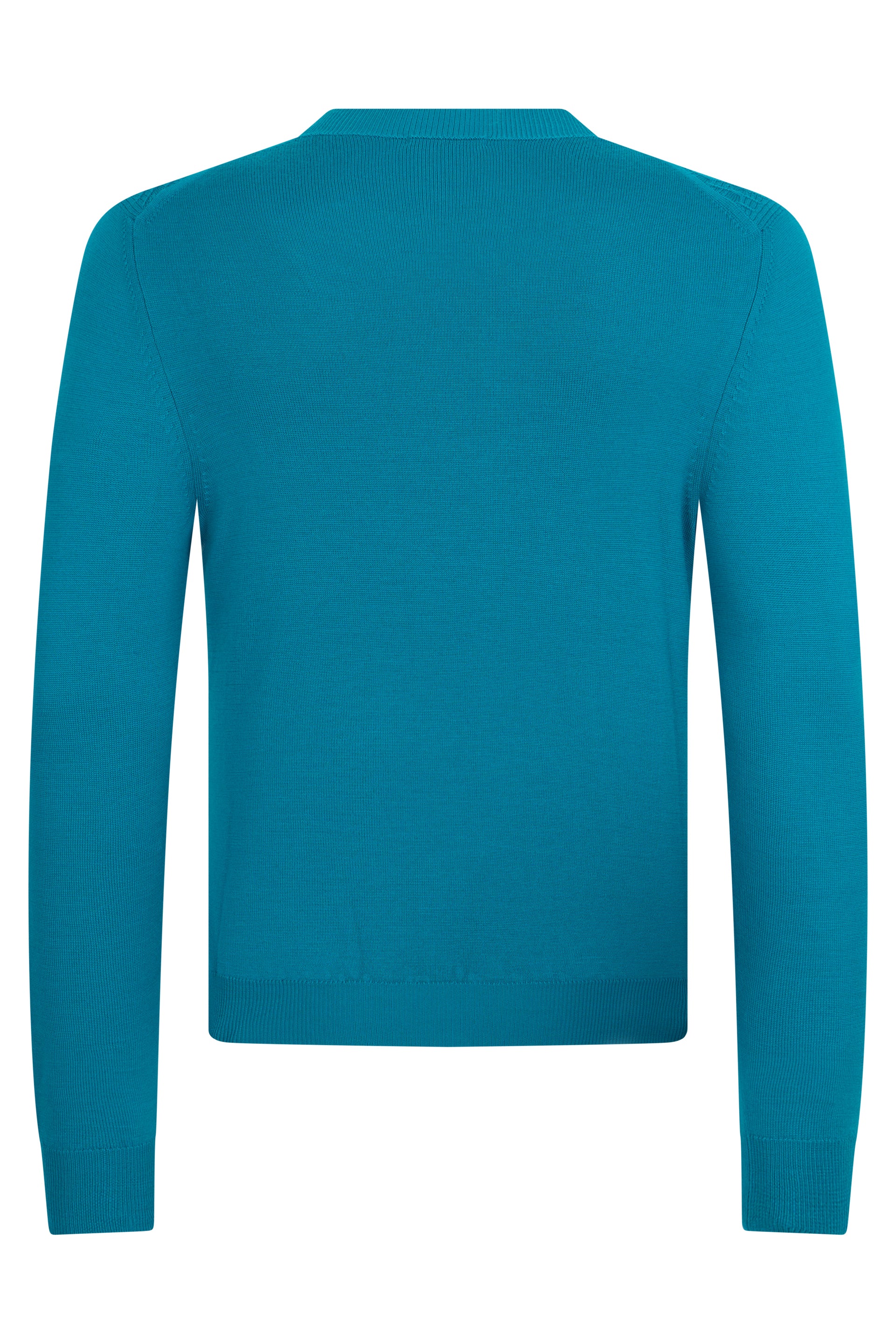Intense blue sweater long sleeves, casual style