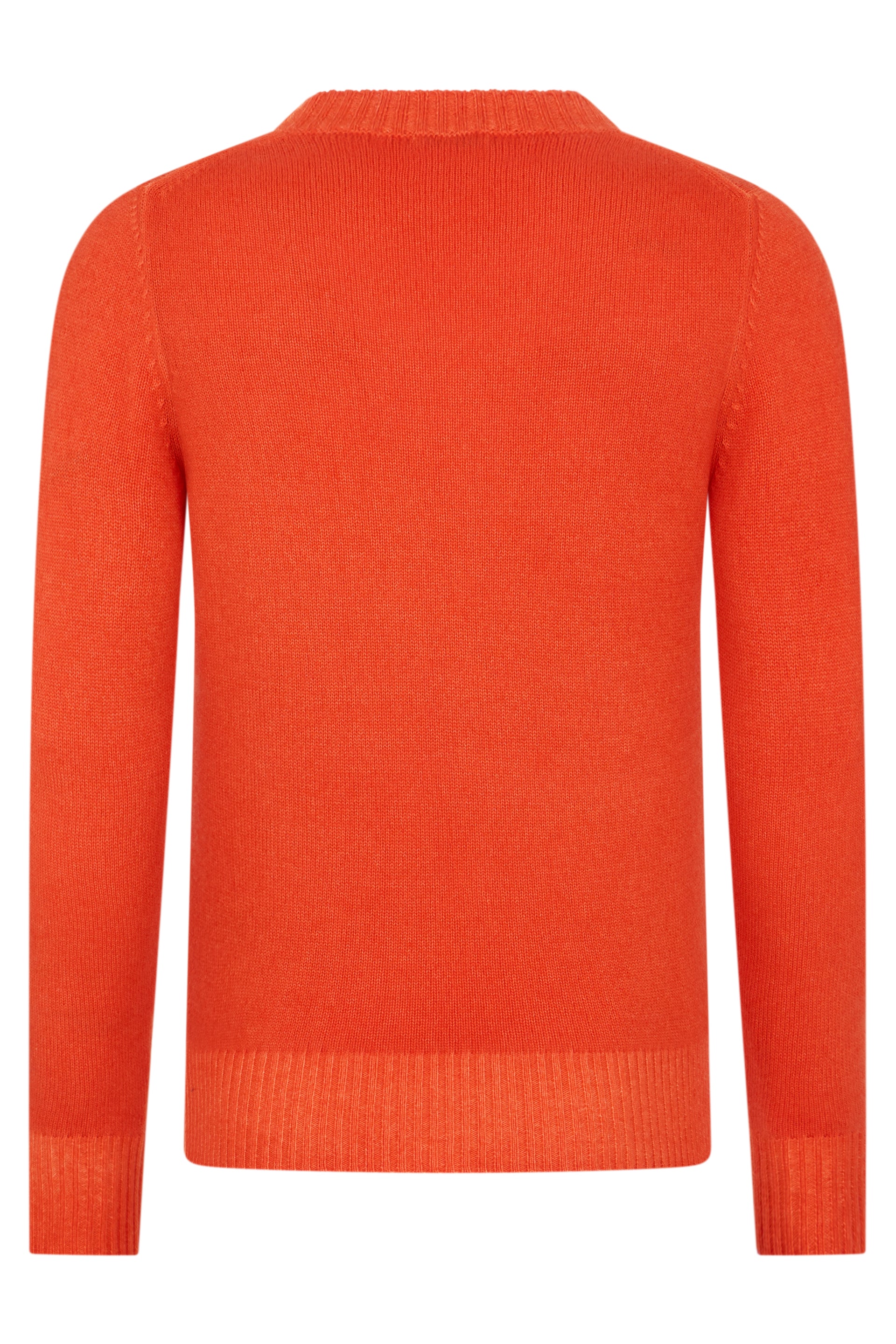 Orange Sweater Long Sleeves Soft and Casual