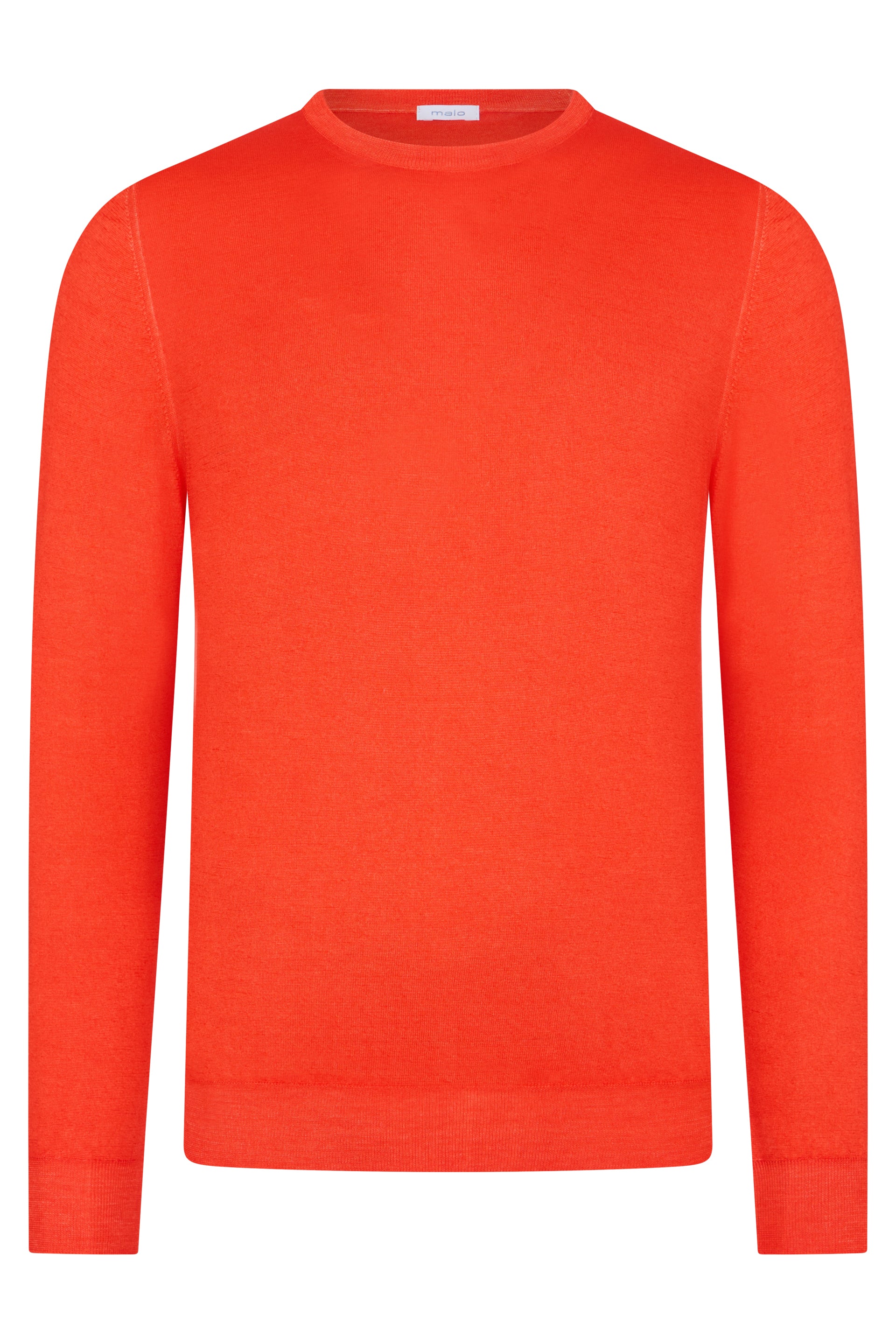 Red sweater with long sleeves, comfort and style