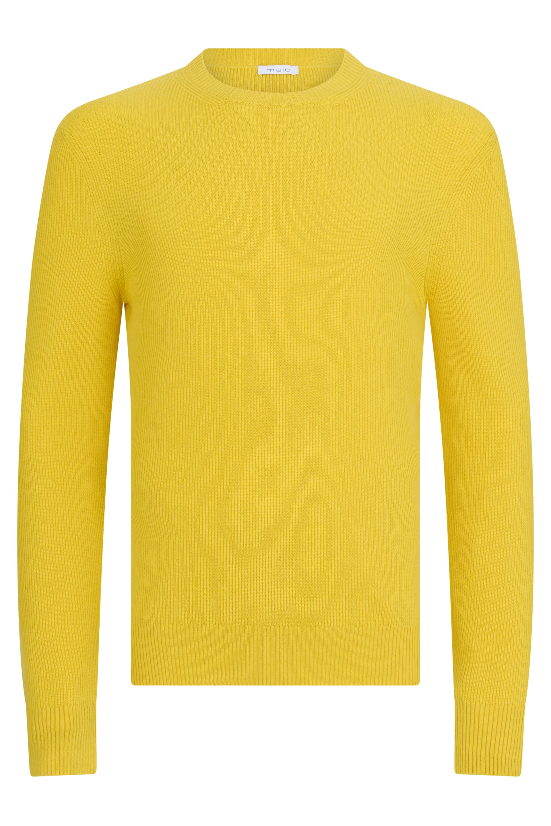 Yellow sweater with long sleeves, soft and versatile