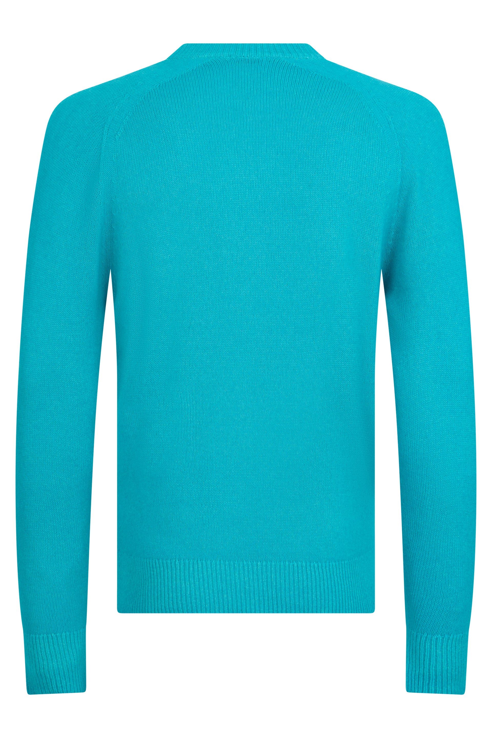 Turquoise Sweater Long Sleeves Soft and Modern