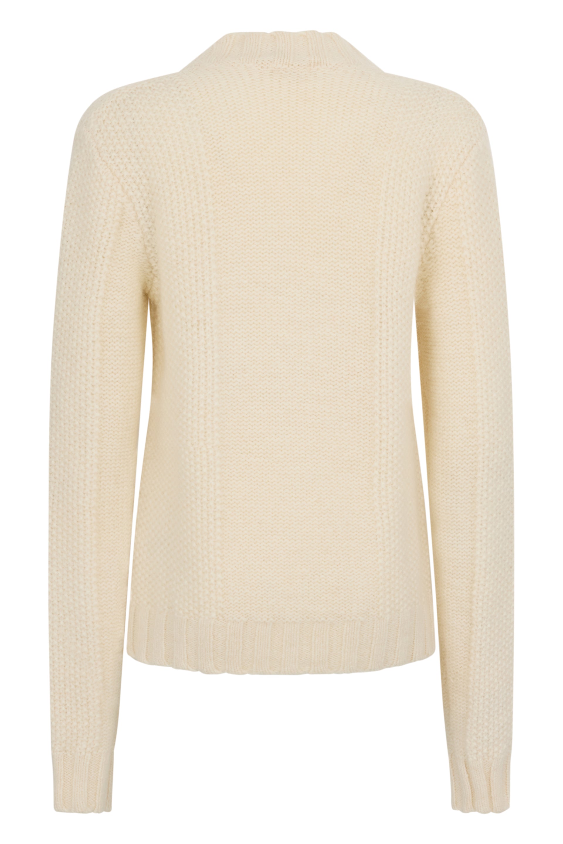 Elegant Sweater with Long Sleeves and Round Neck