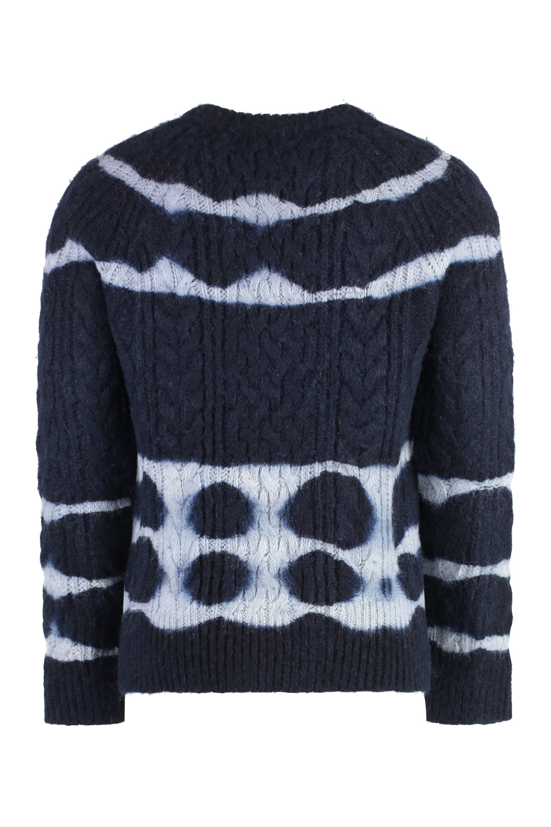 Wool-blend crew-neck sweater