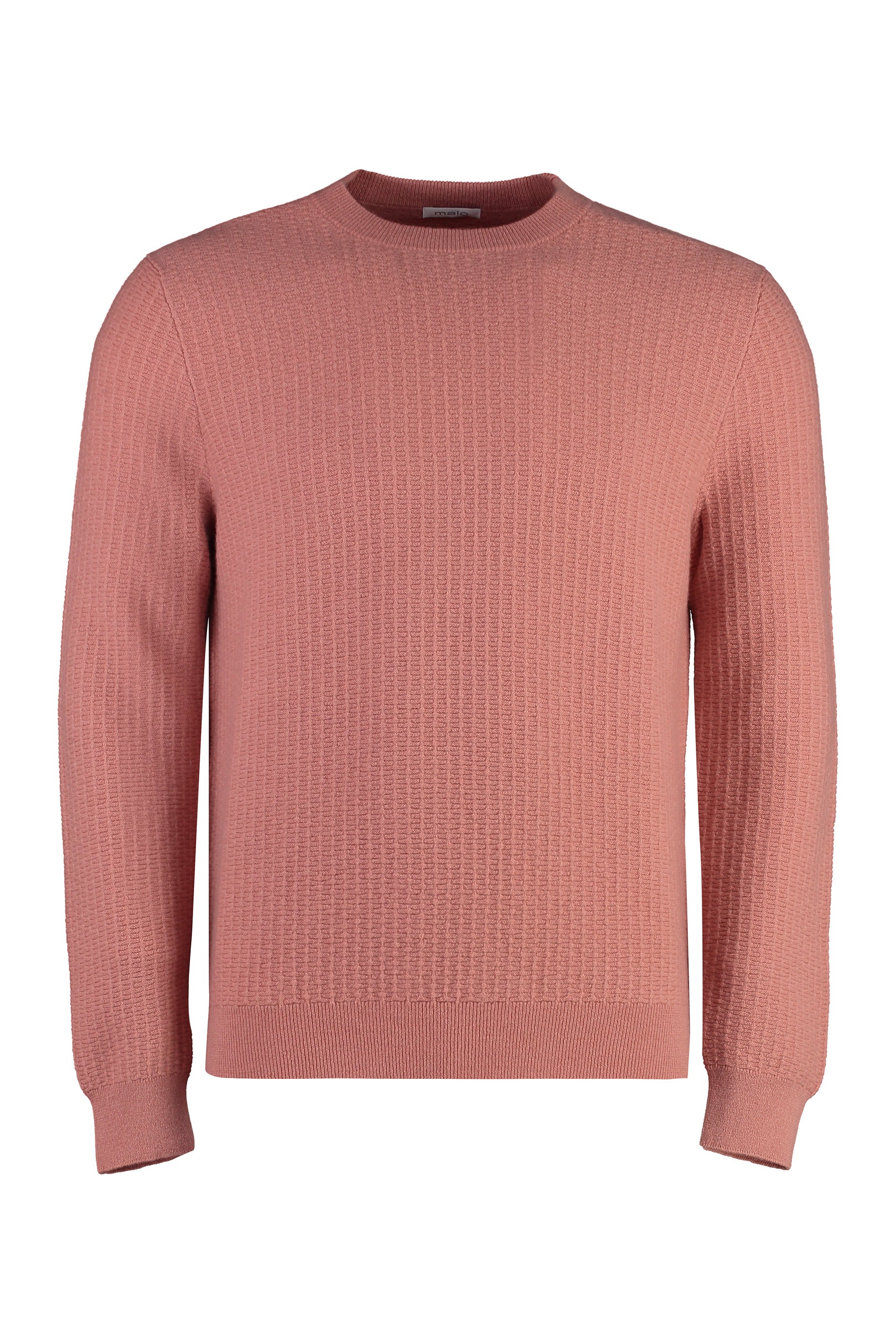 Virgin wool and cashmere pullover