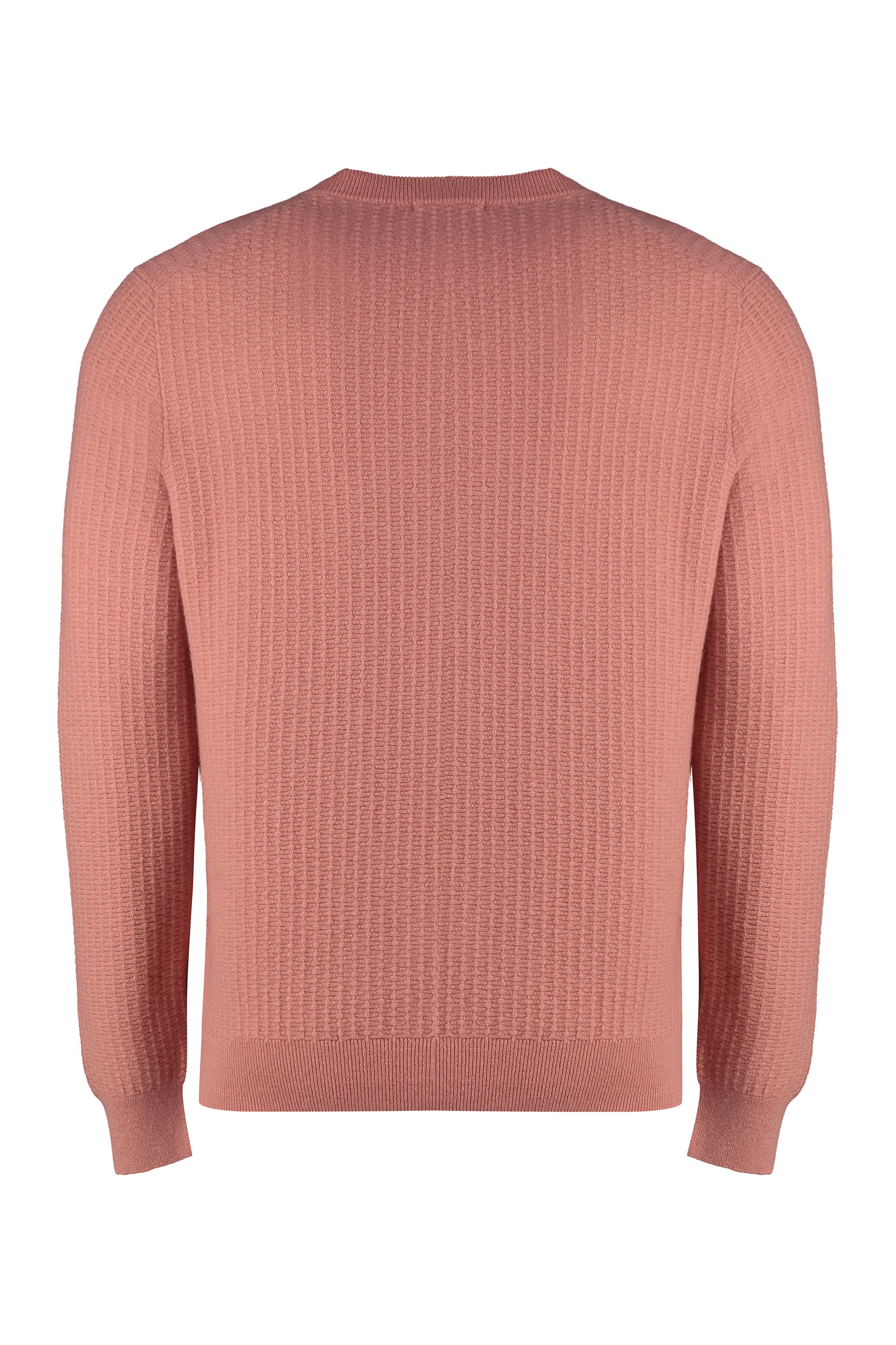 Virgin wool and cashmere pullover