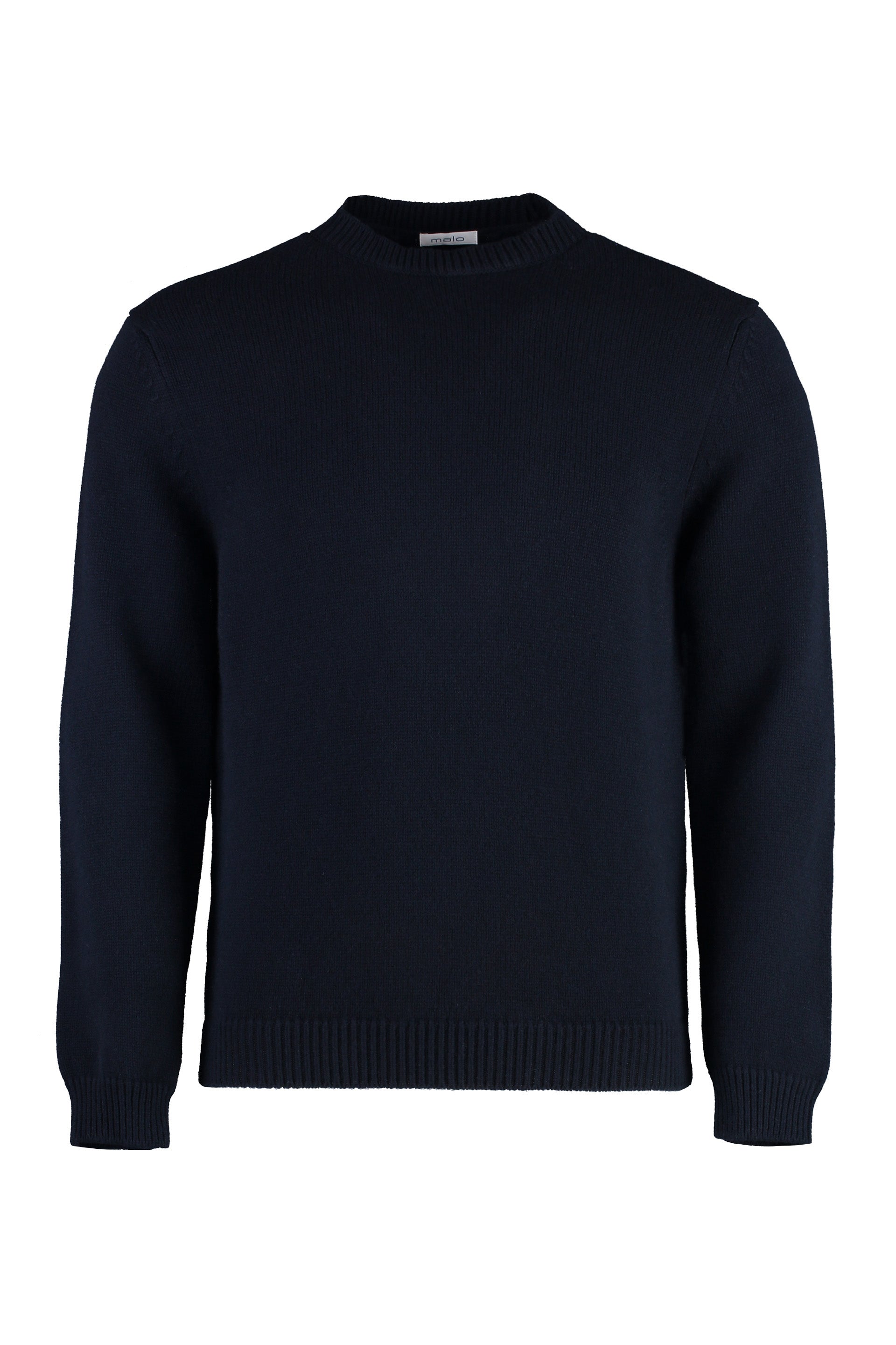 virgin wool crew-neck sweater