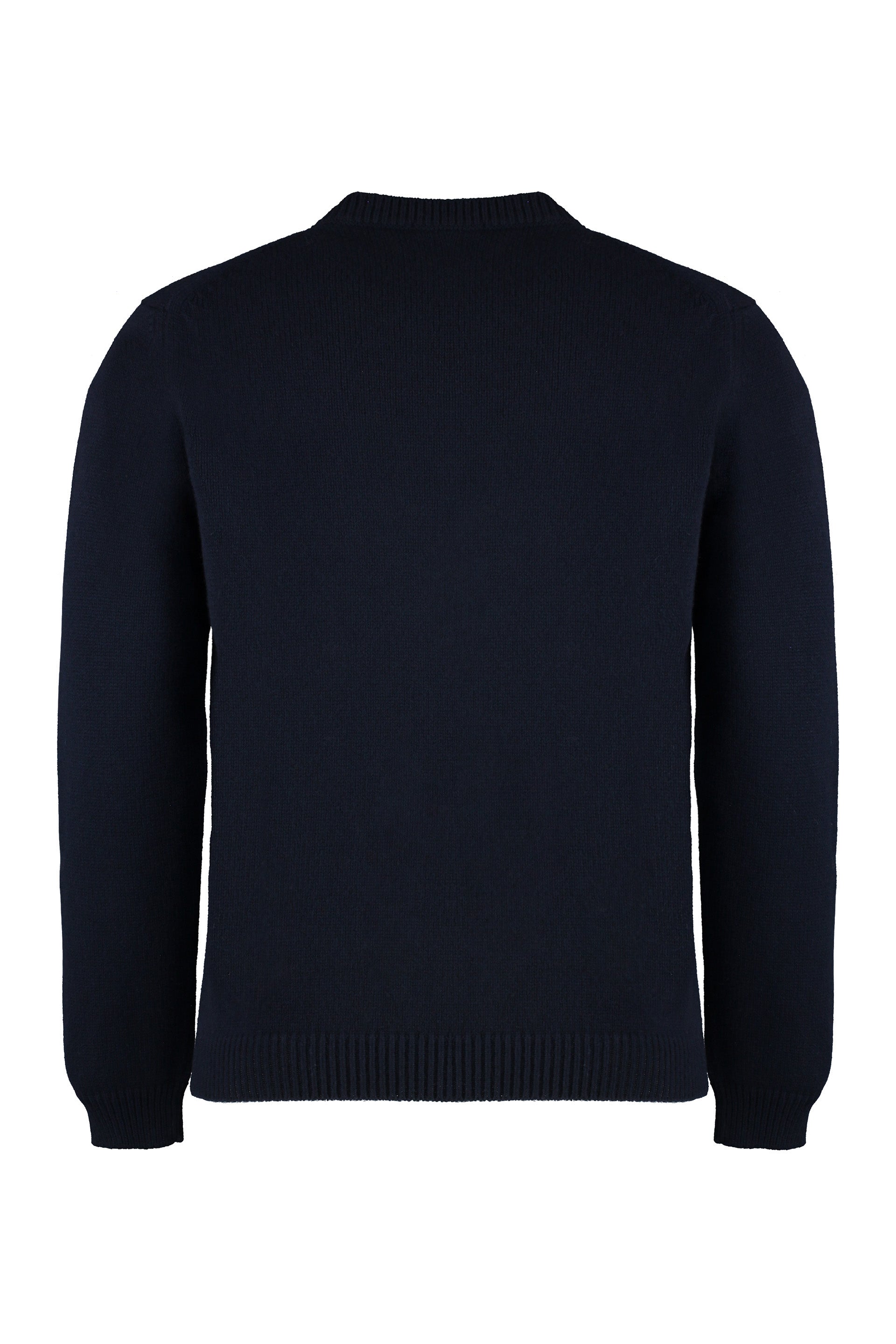 virgin wool crew-neck sweater