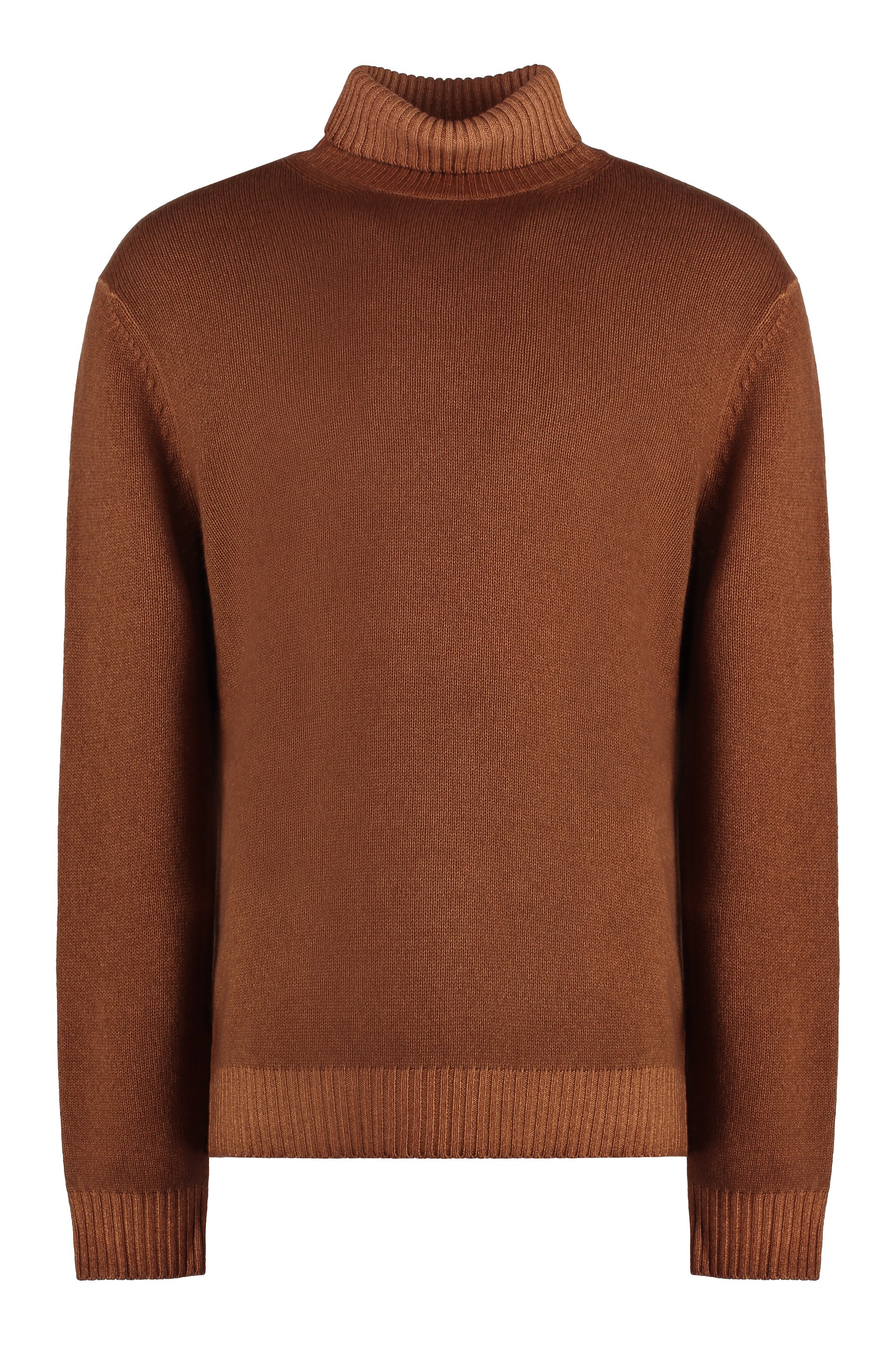 Virgin wool turtleneck sweater