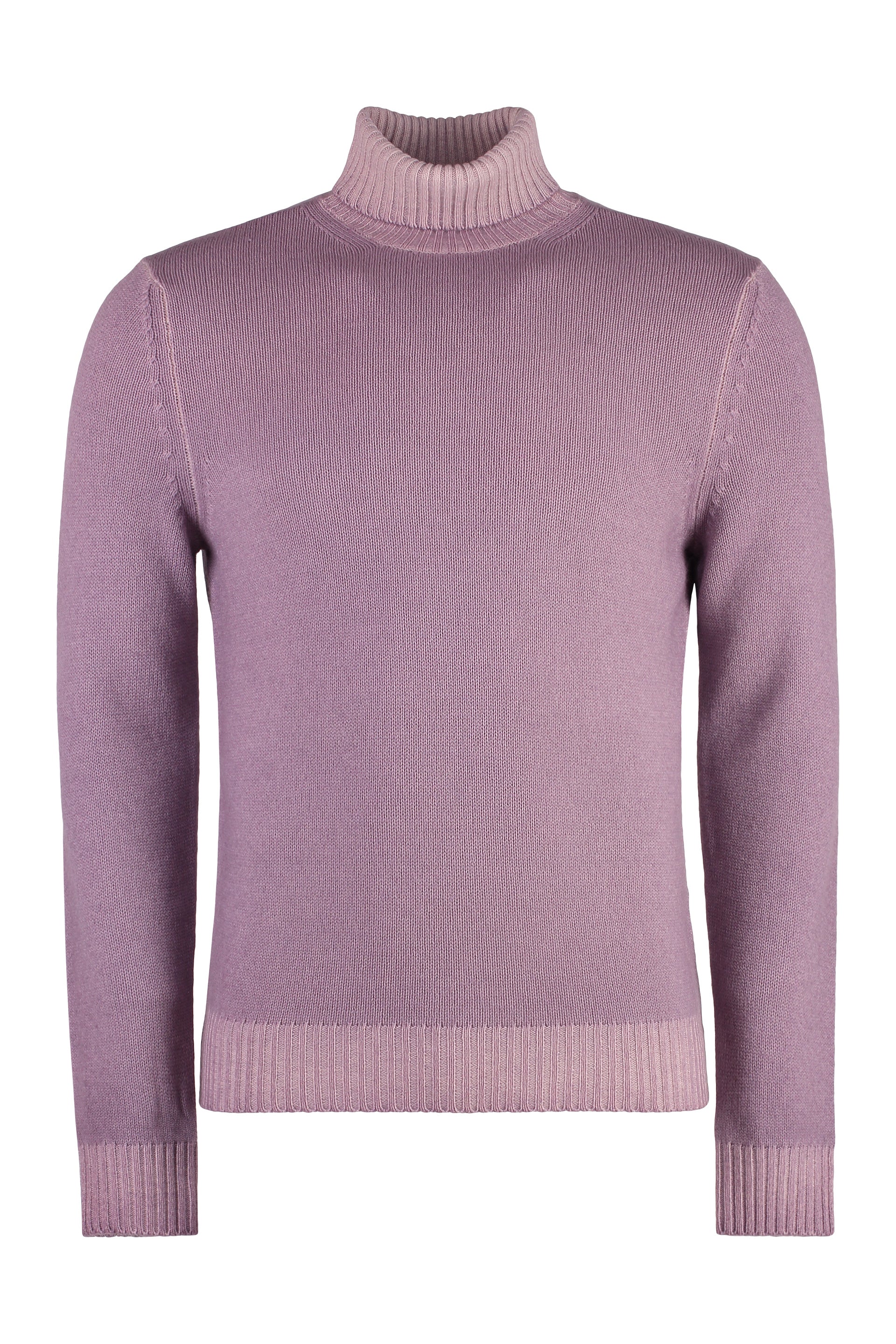 Virgin-wool turtleneck sweater