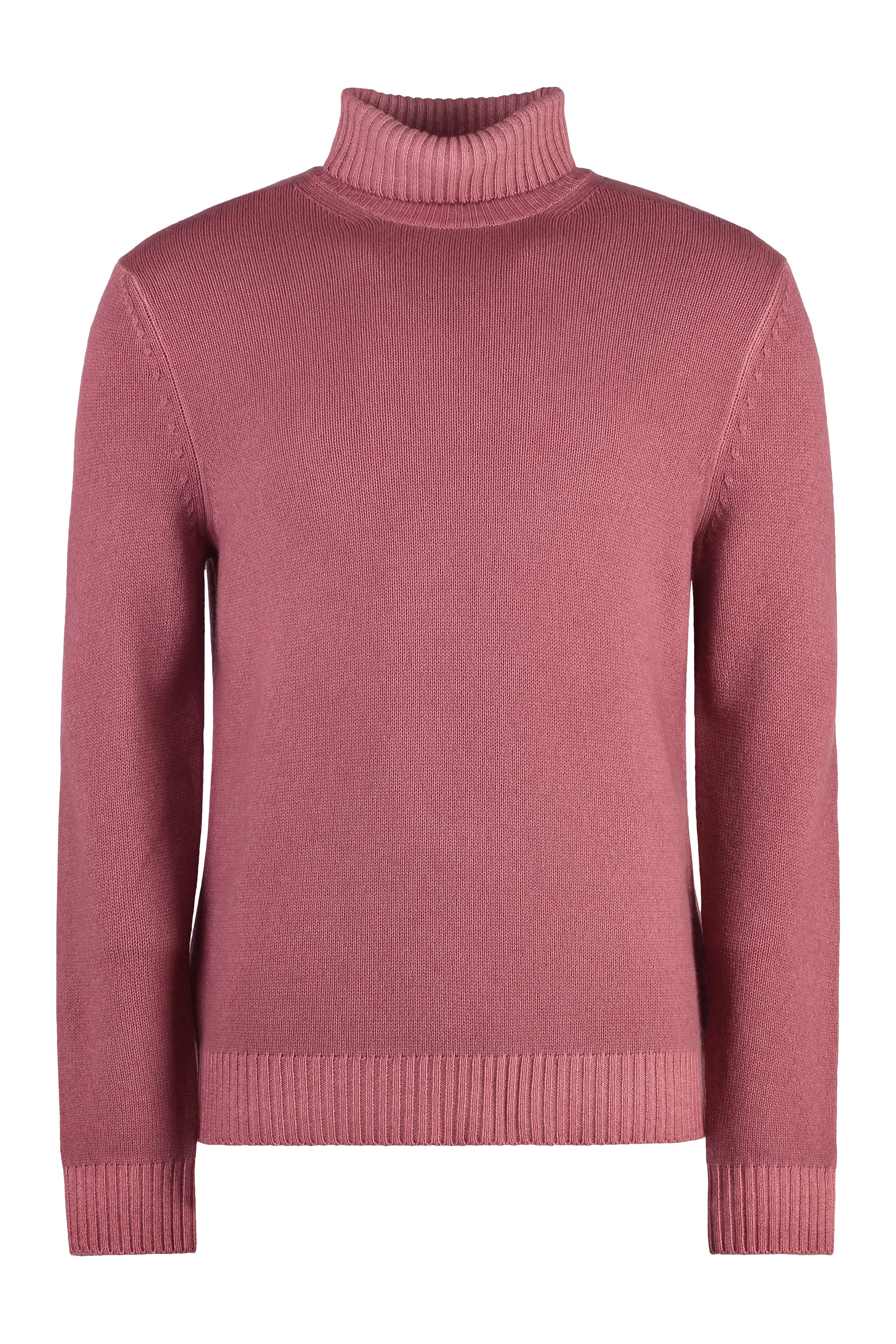 Virgin-wool turtleneck sweater