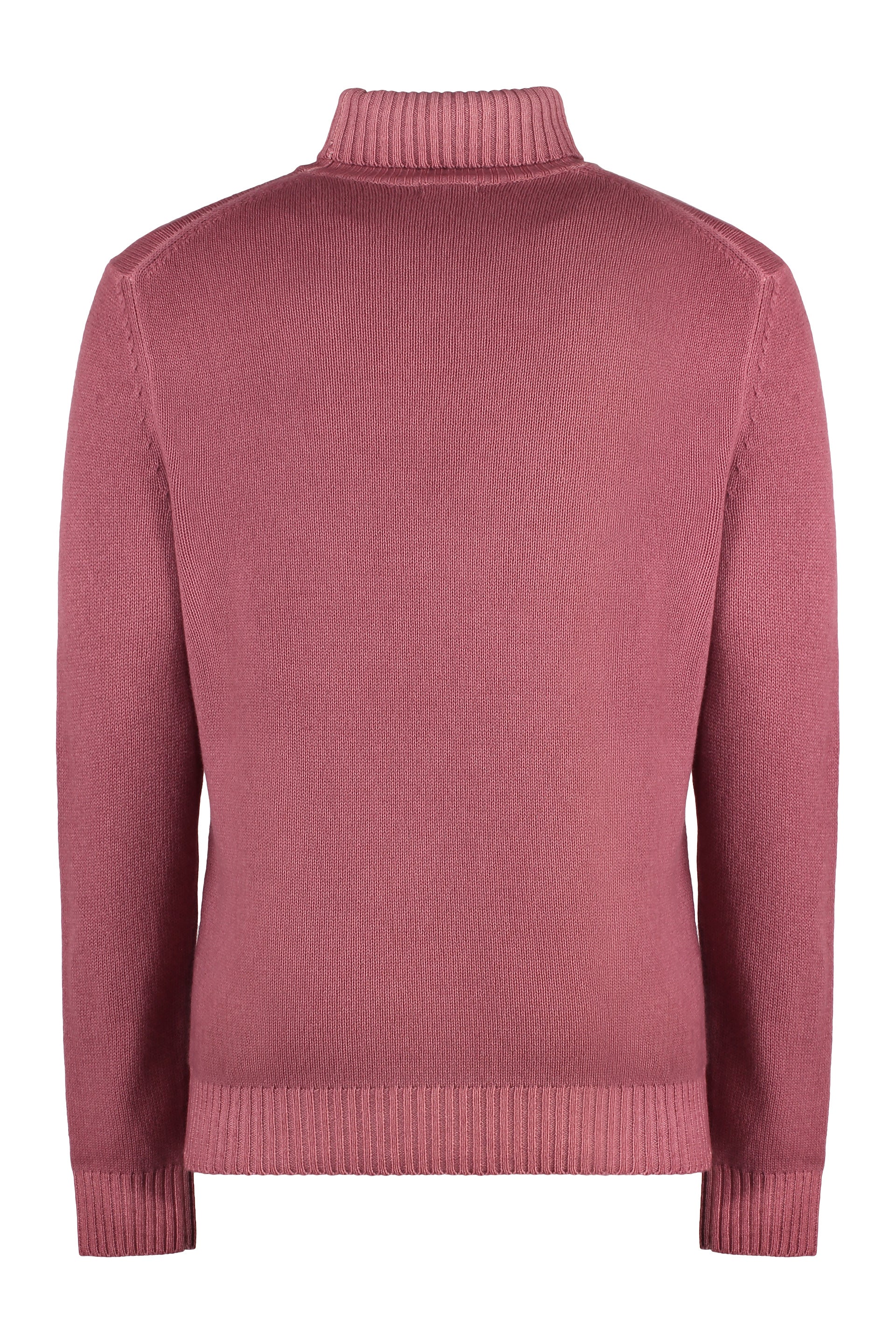 Virgin-wool turtleneck sweater