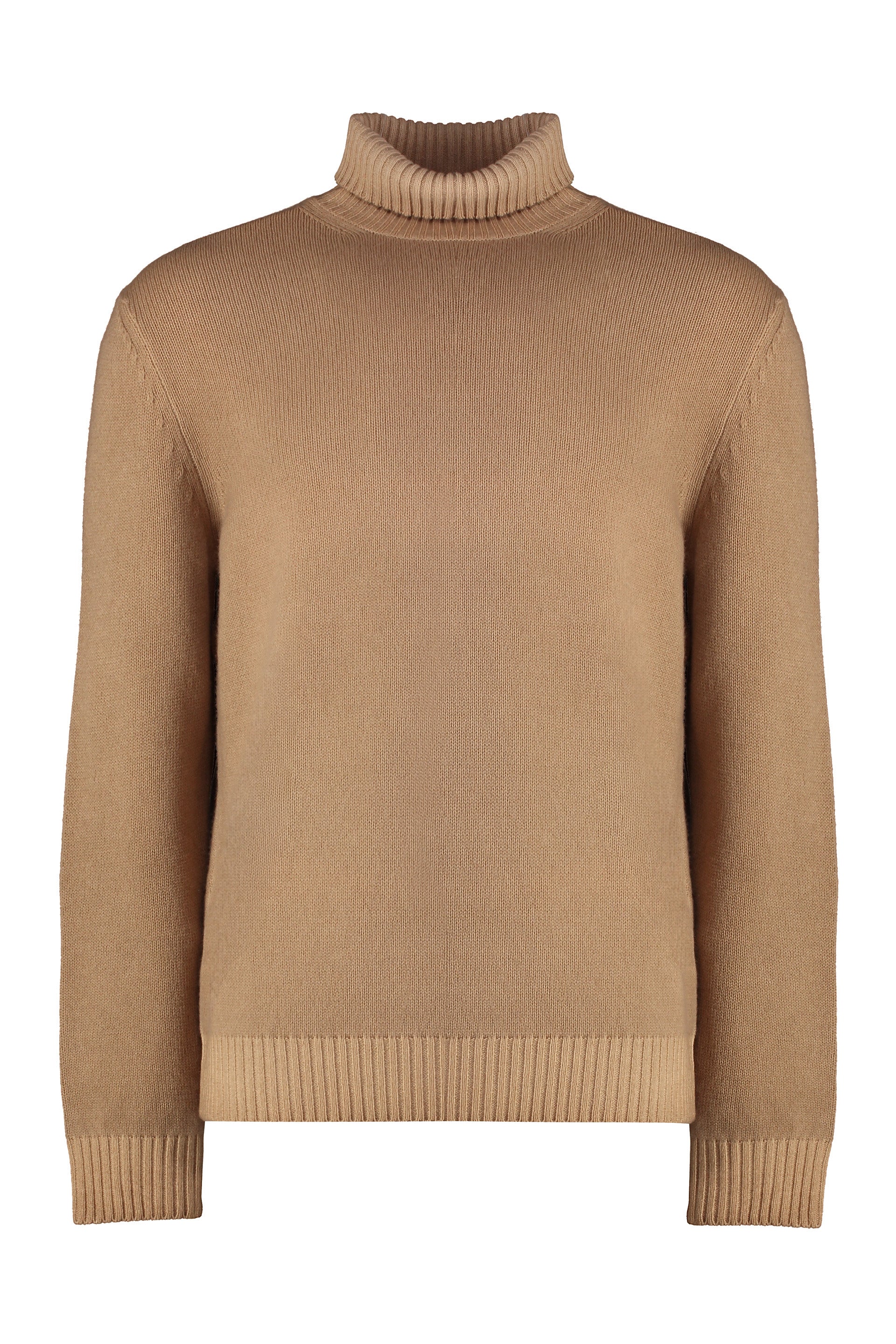 Virgin wool turtleneck sweater